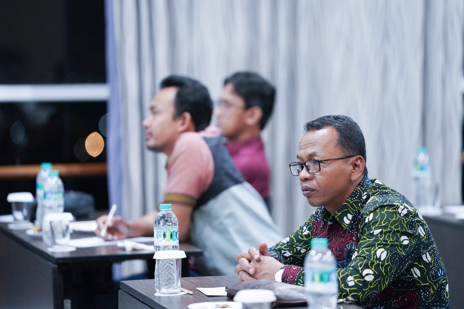 M. Teguh Hadiri Evaluasi Penyusunan Laporan Layanan Informasi Publik