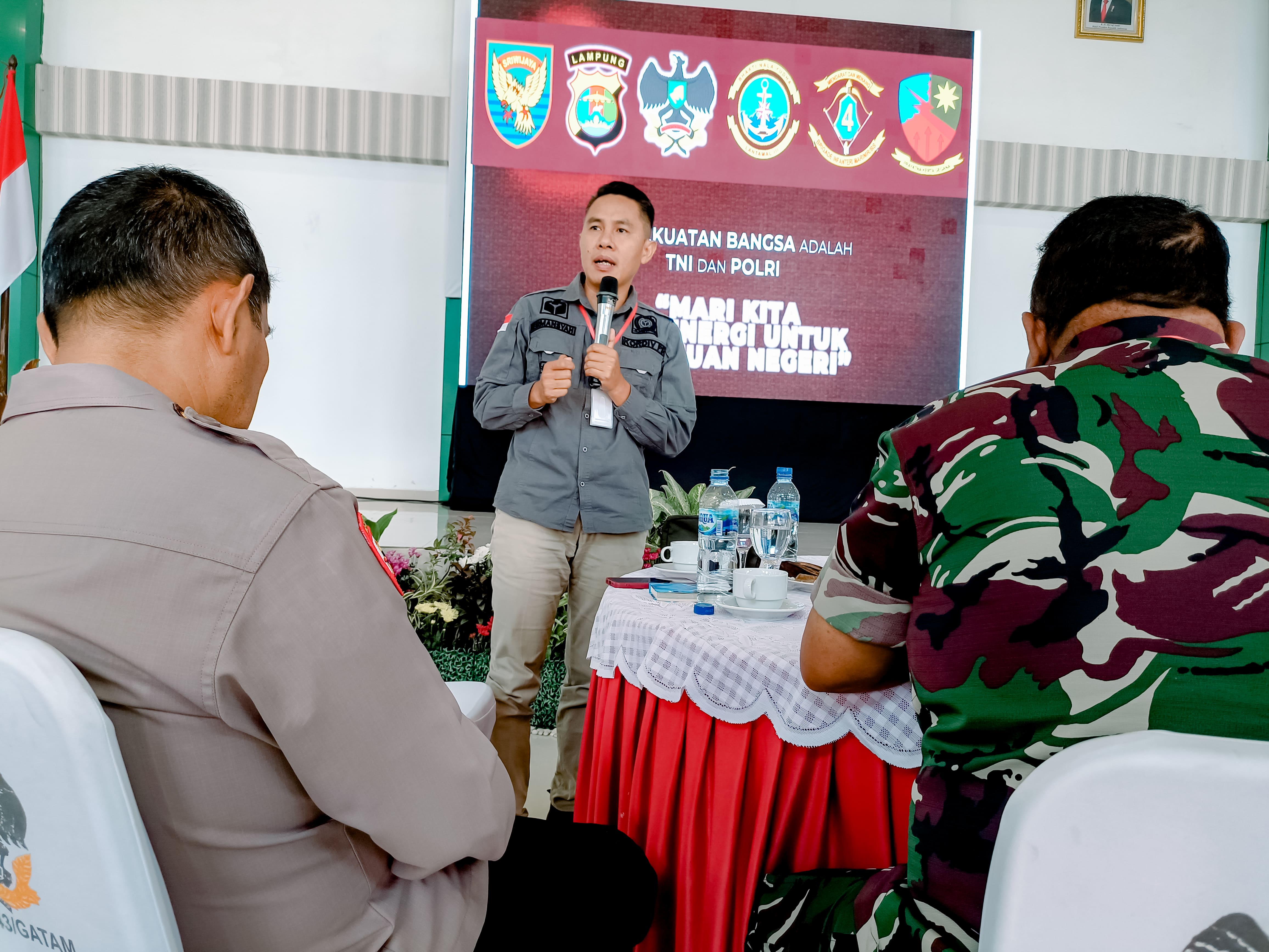 Perkuat Sinergitas, Hermansyah : TNI dan Polri Berperan Penting Jelang Pemilu
