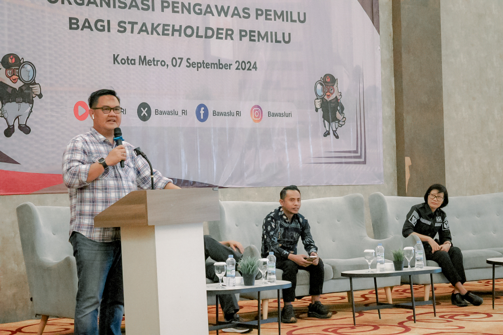Bawaslu RI Sosialisasikan Organisasi Pengawas Pemilu Kepada Stakeholder Di Kota Metro