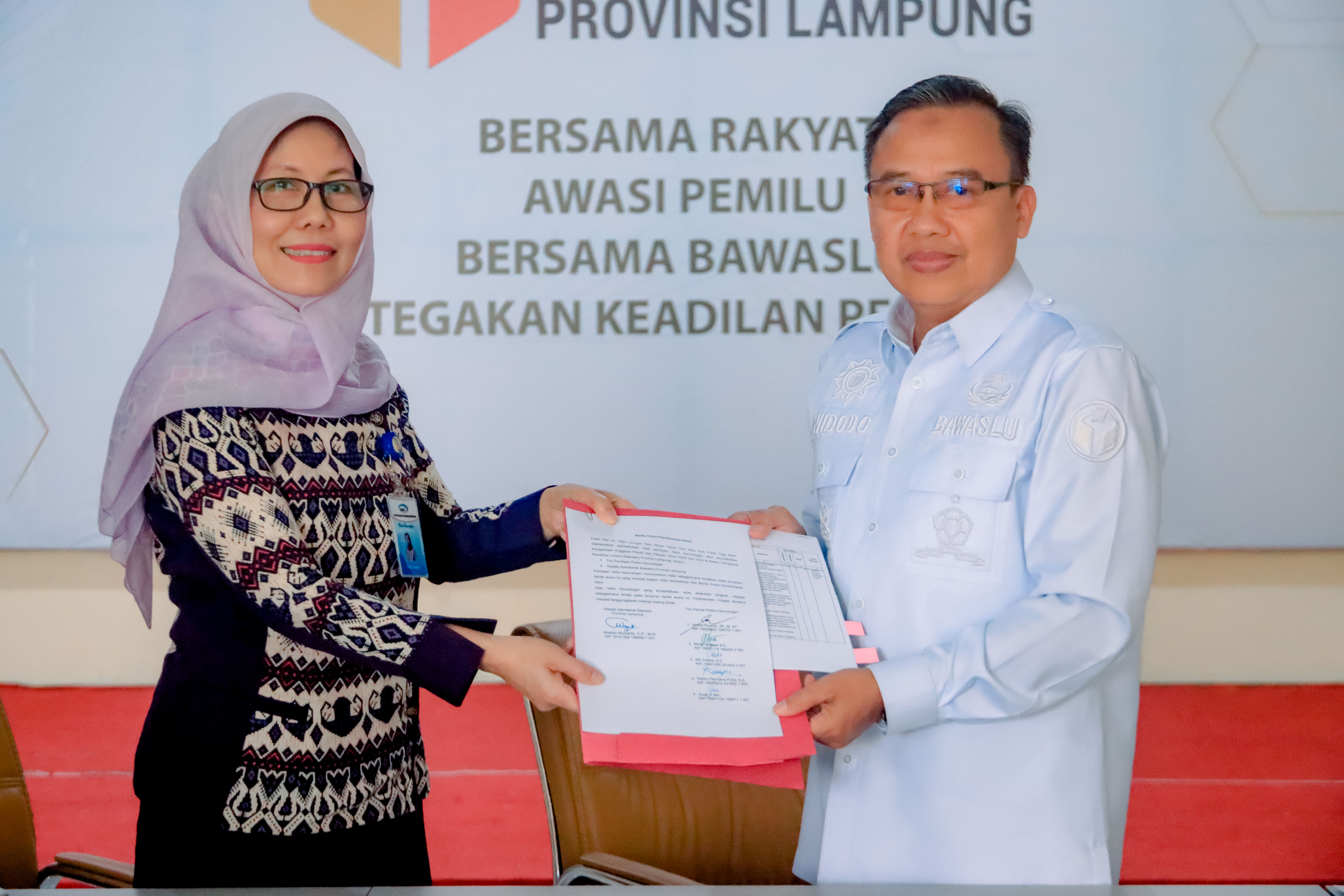 Bawaslu Lampung Menerima Delegasi BPKP Perwakilan Lampung