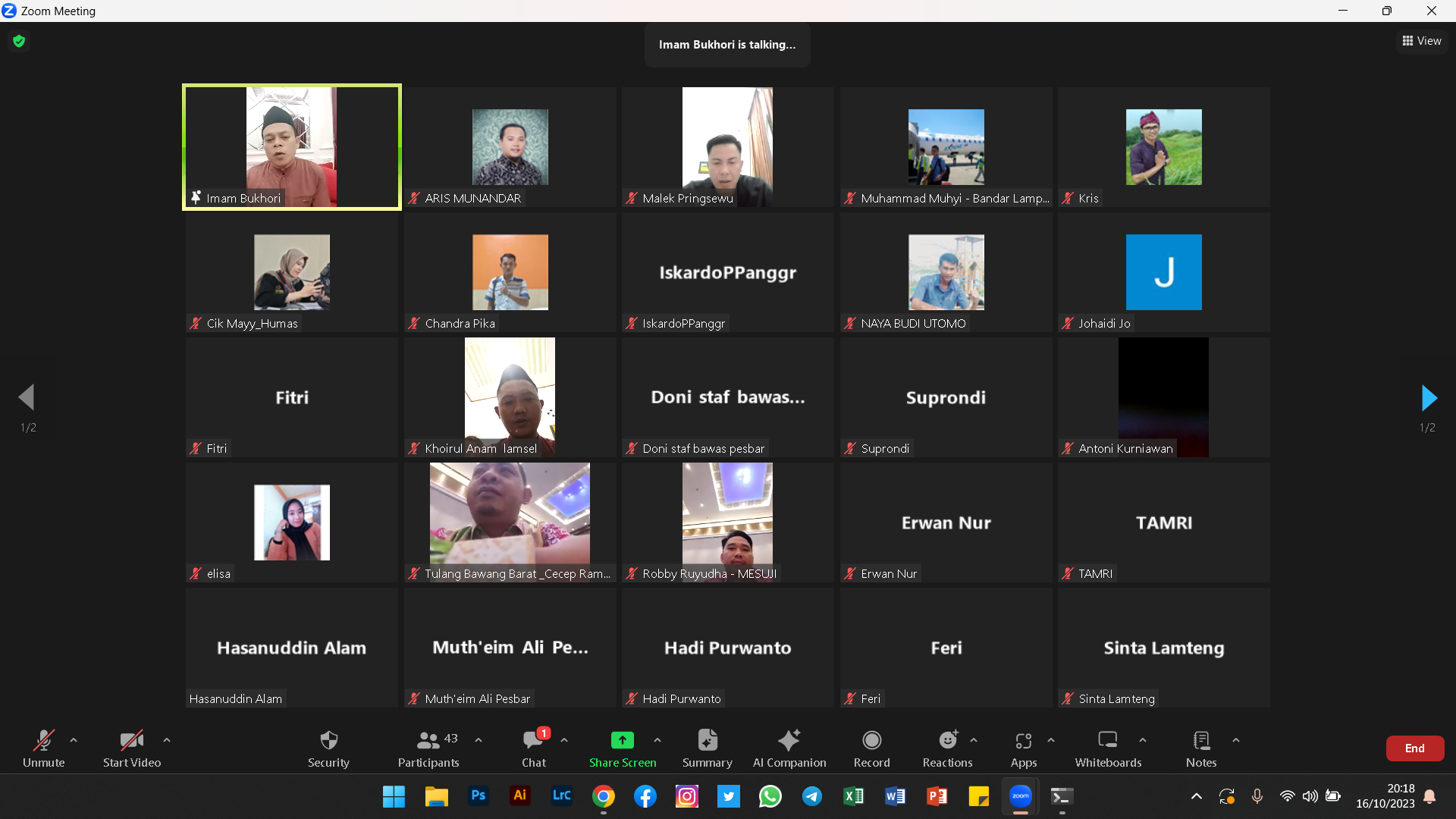 Jelang Pemilu 2024, Bawaslu Lampung Gelar Do'a Bersama