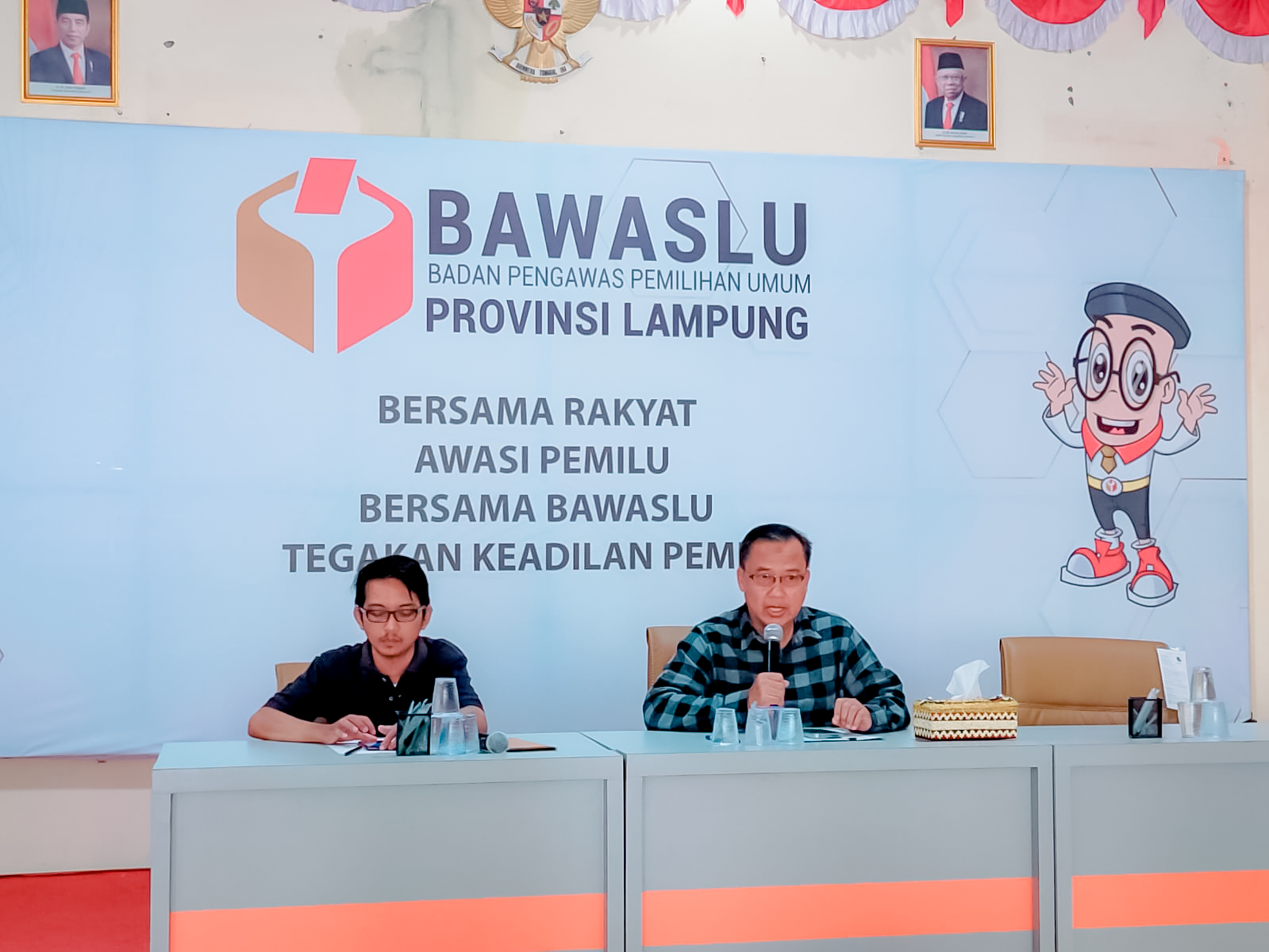 Bawaslu Lampung Bahas Anggaran Pengawas Ad-Hoc