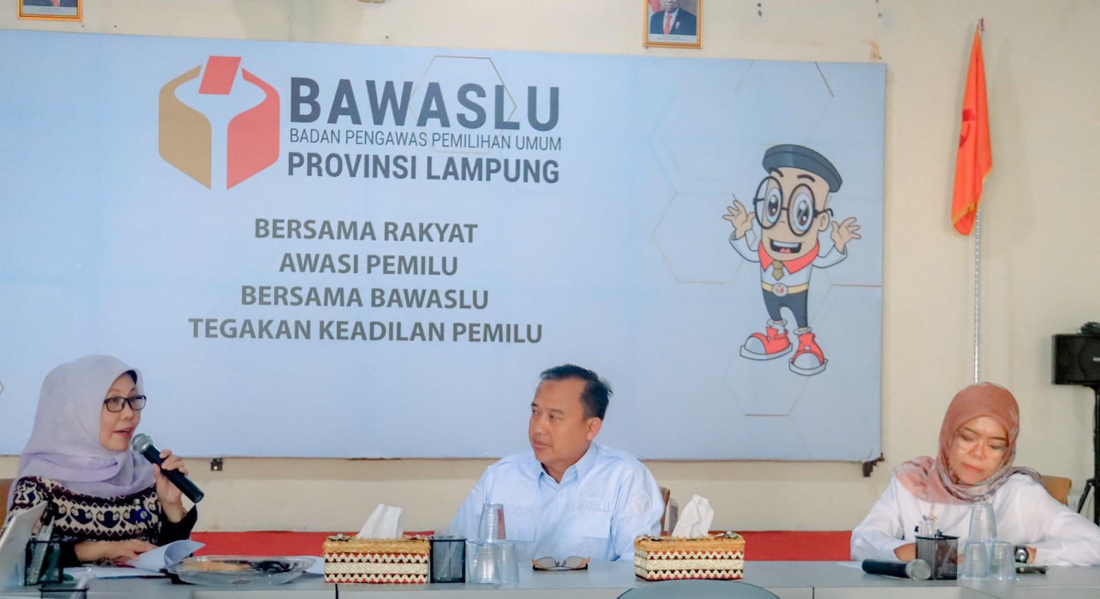 Bawaslu Lampung Menerima Deligasi BKPP Perwakilan Lampung