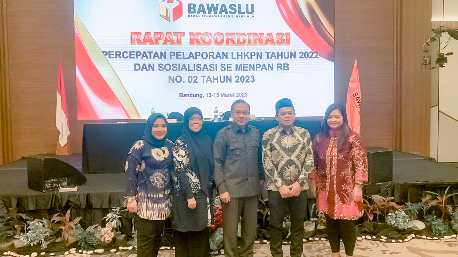 Tingkat Kepatuhan LHKPN Bawaslu Lampung Tahun 2022 Sebesar 100%