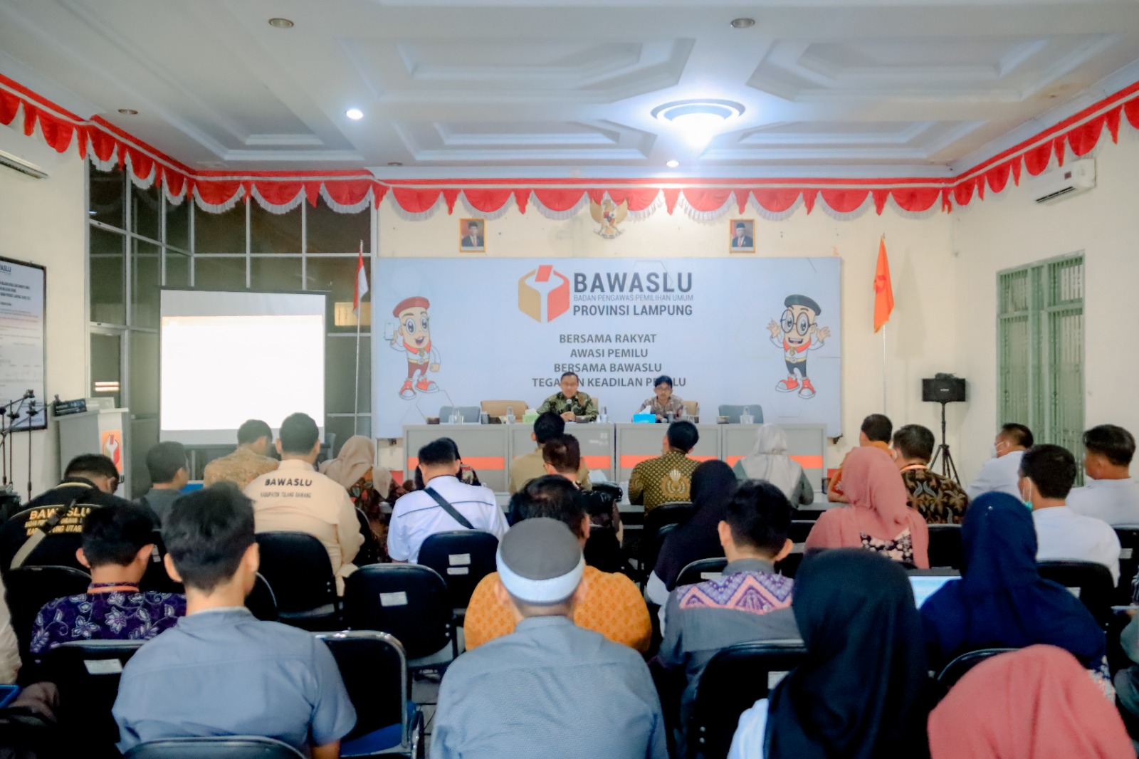 Bawaslu lampung Gelar Rakor Proyeksi dan Evaluasi Anggaran