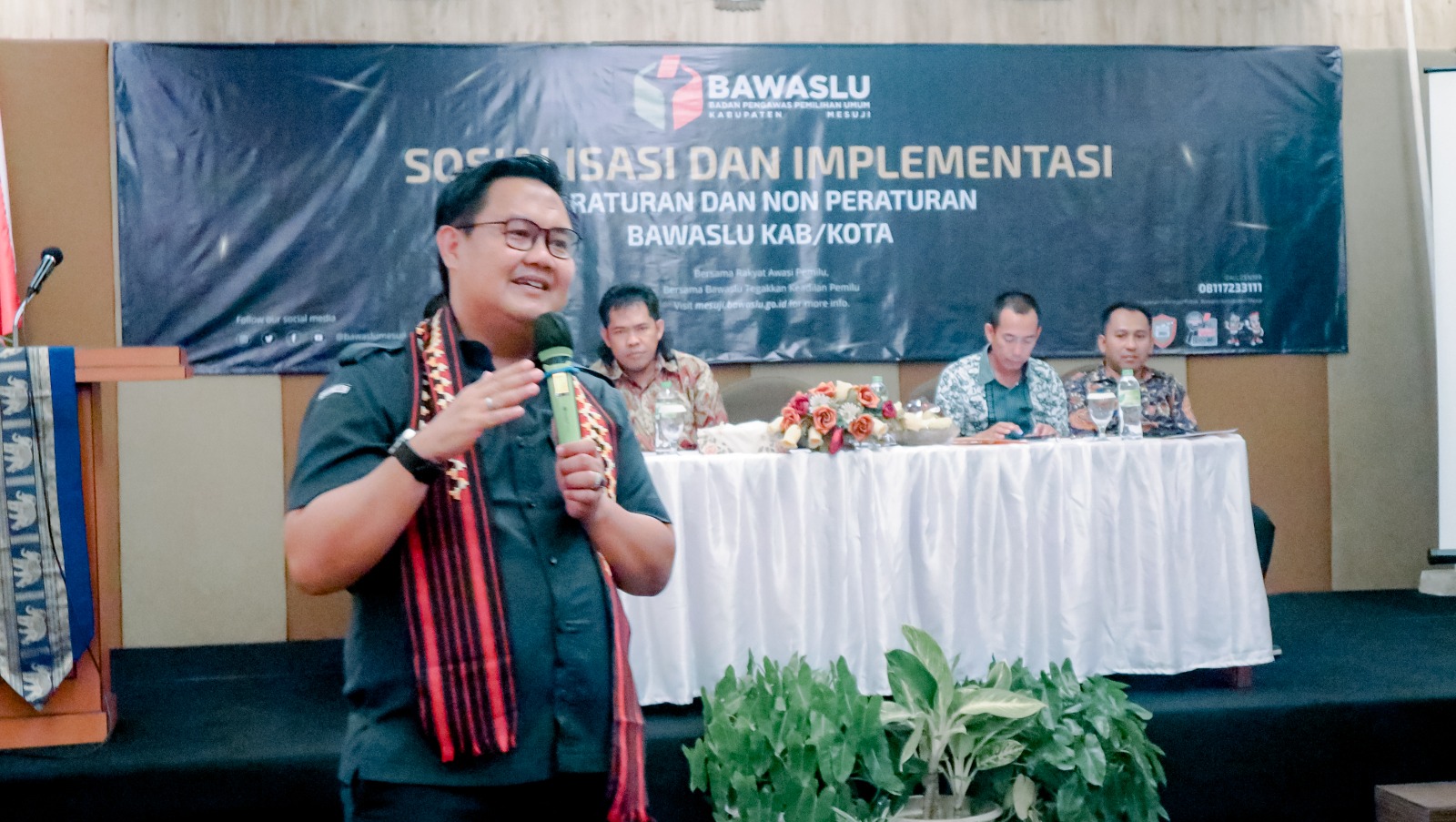 Sosialisasi Perbawaslu, Suheri: Masyarakat Harus Merasakan Pentingnya Peran Bawaslu