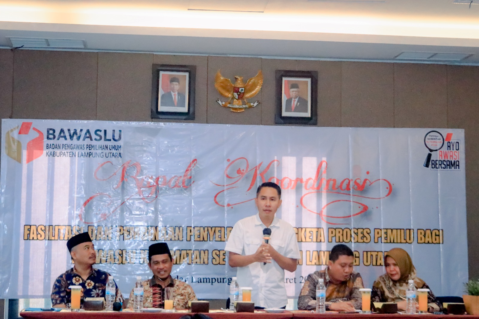 Rakor Sengketa Proses Pemilu, Hermansyah: Cegah Sengketa, Perkuat Pengawasan