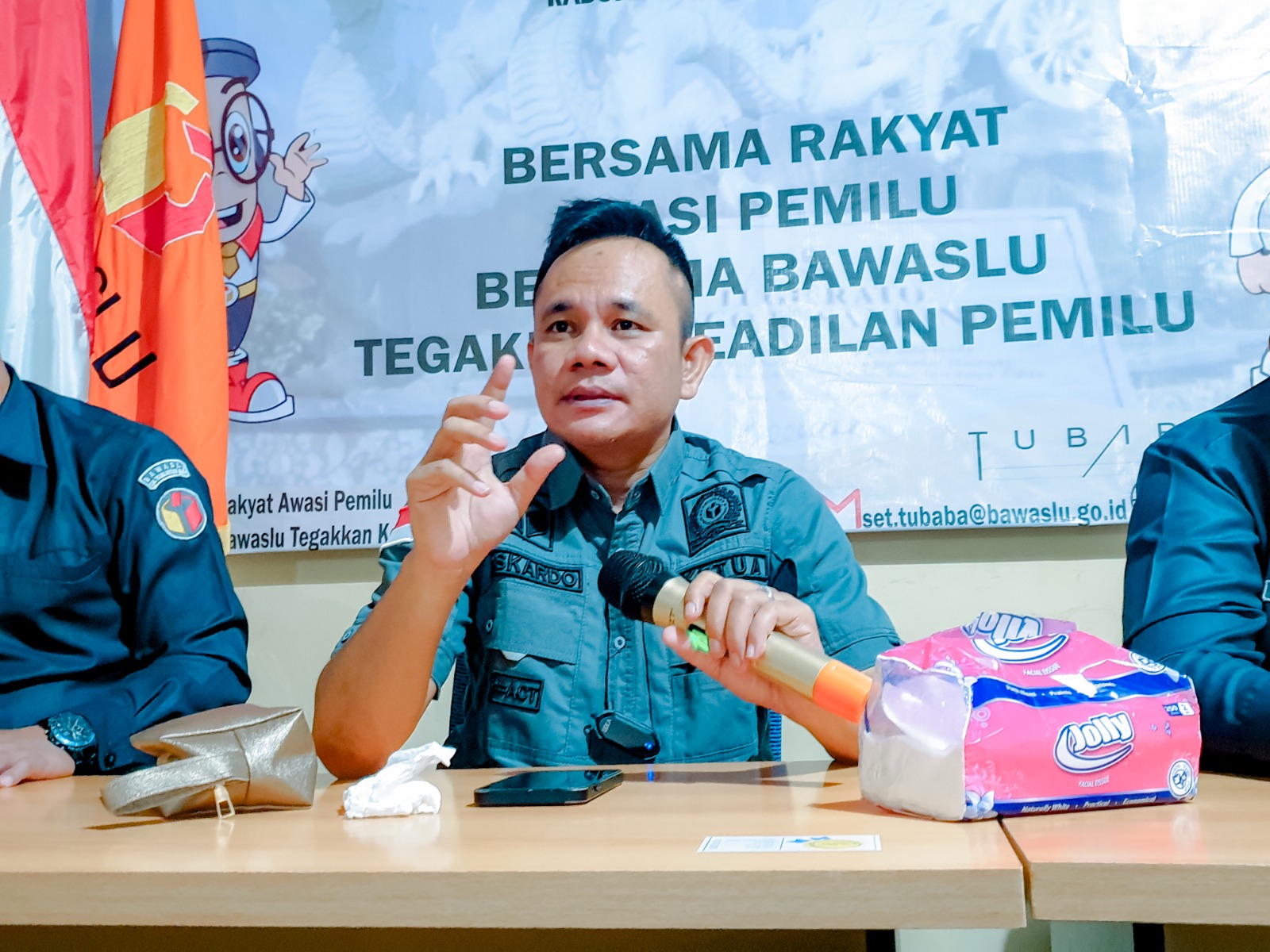 Beri Arahan Jajaran Bawaslu Tubaba, Iskardo: Terap Bekerja Seperti Biasa Walau di Bulan Ramadhan