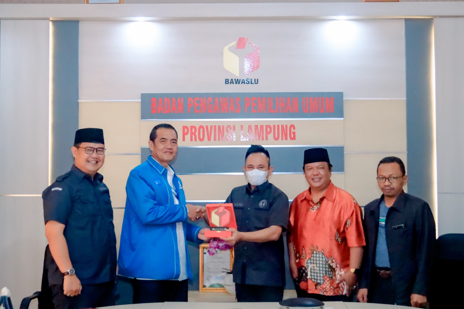 Memiliki Program Khusus Untuk Sukseskan Pemilu, Bawaslu Lampung Sambut Kedatangan RRI