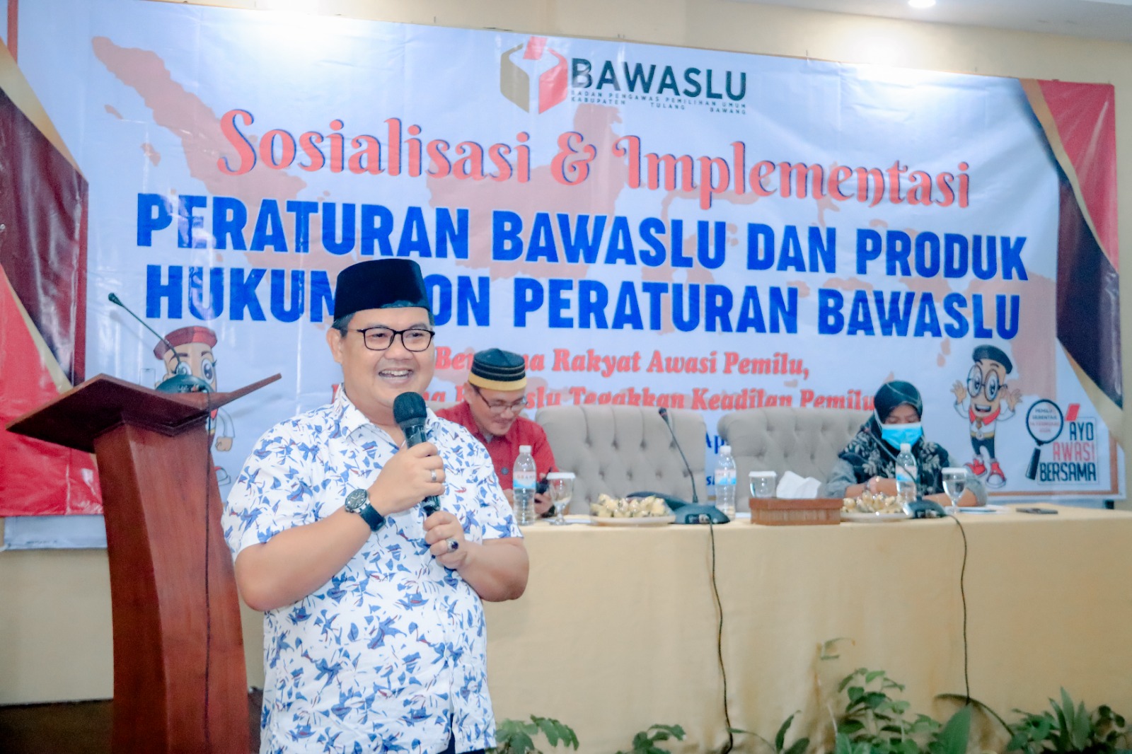 Sosia;isasi Peraturan dan Non Peraturan Bawaslu, Suheri Ajak Tingkatkan Kompetensi Hukum Kepemiluan