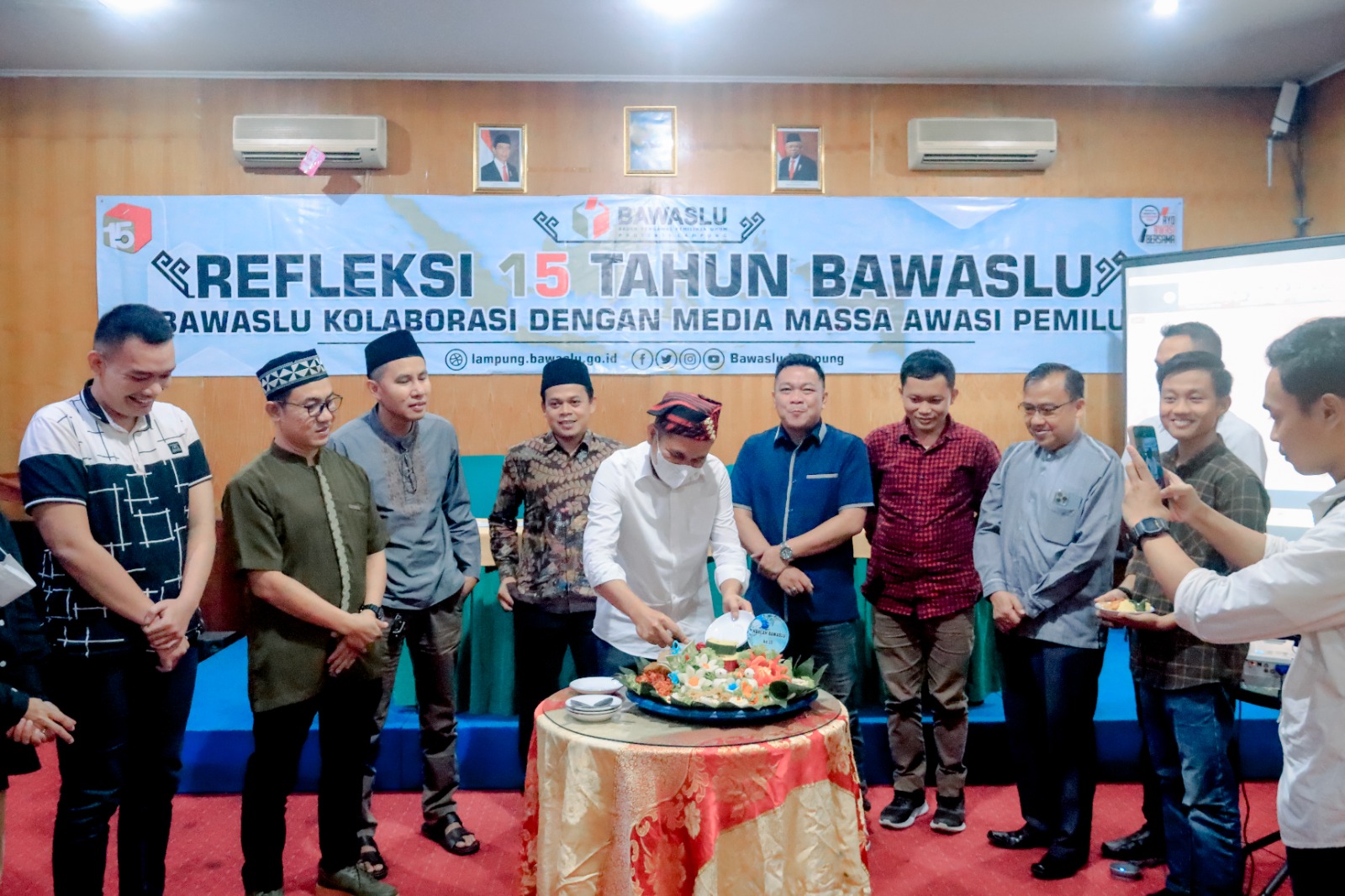 Bawaslu Lampung Rayakan Harlah Ke-15 Tahun Bawaslu