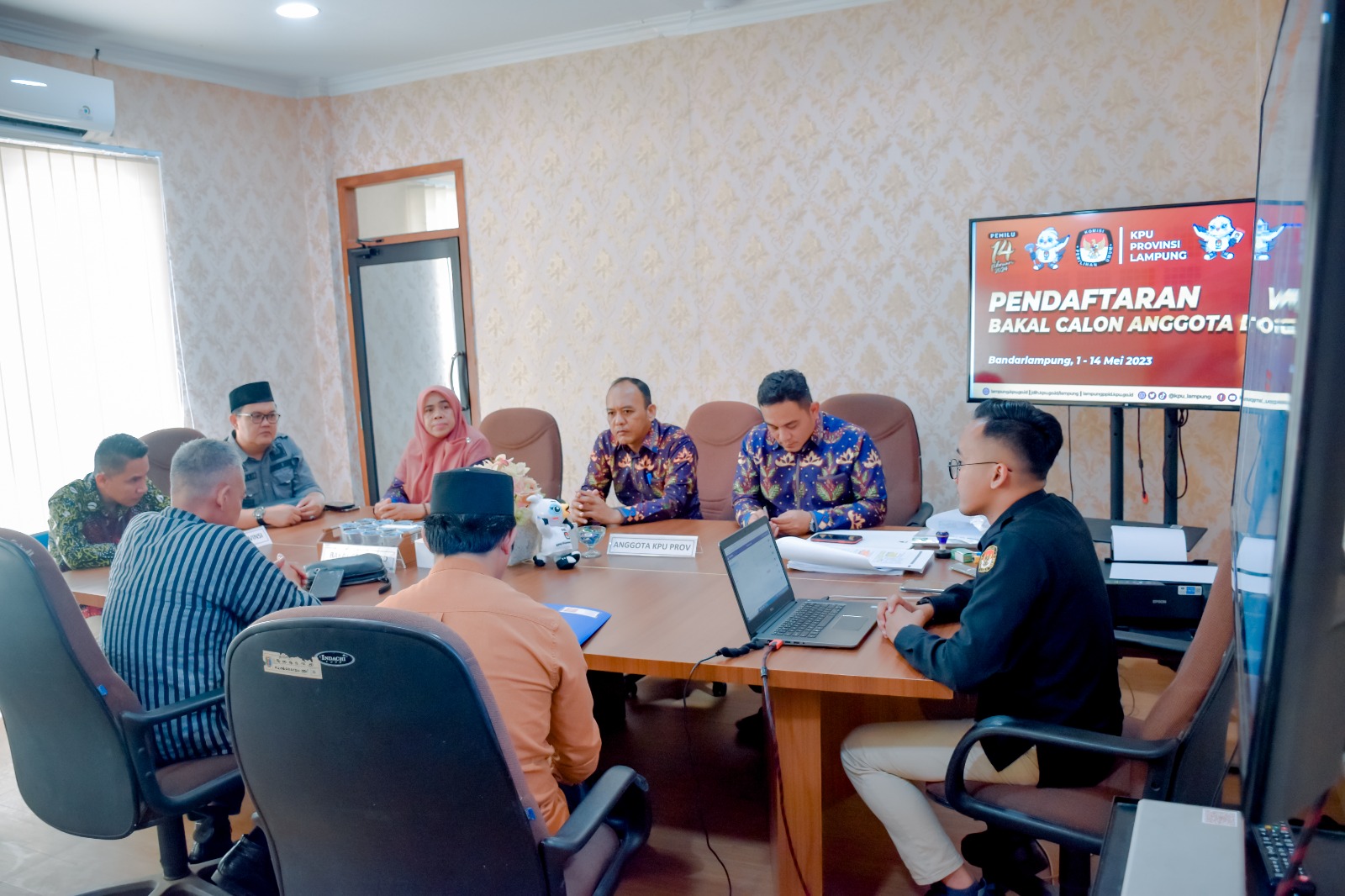 BAWASLU LAMPUNG INGATKAN PENDAFTARAN BALON DPD RI JANGAN DI LAST MINUTES