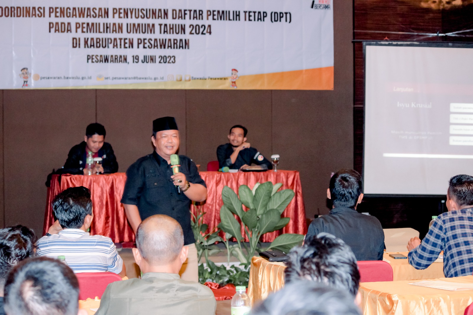 Karno : Daftar Pemilih Harus Akurat dan Benar