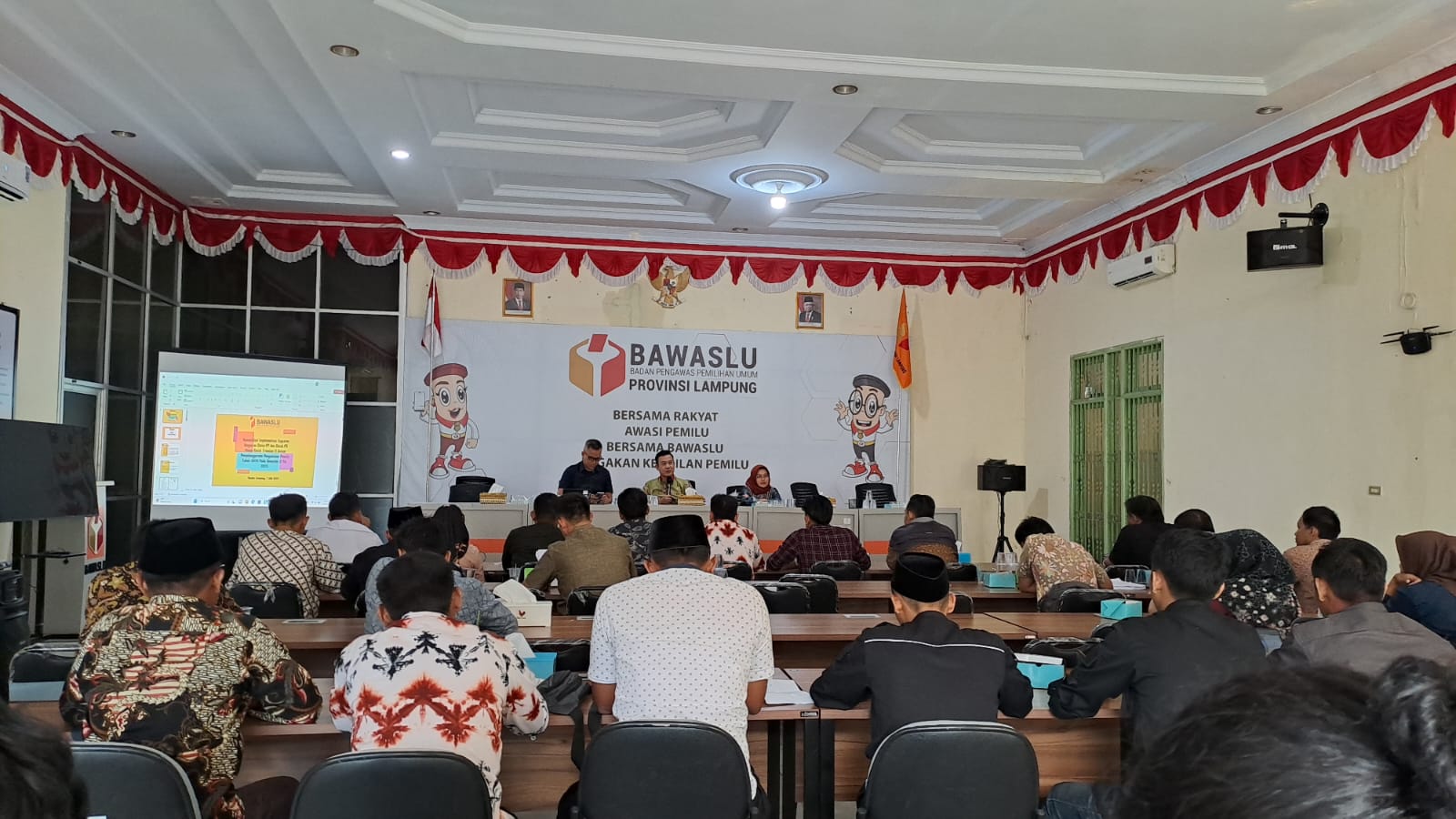 Bawaslu Lampung Gelar Sosialisasi Petunjuk Teknis Penanganan Pelanggaran
