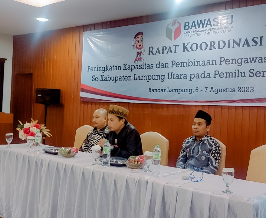 Menghadapi Pemilu 2024 Semakin Dekat, Bawaslu Lampung Terus Berupaya meningkatkan SDM