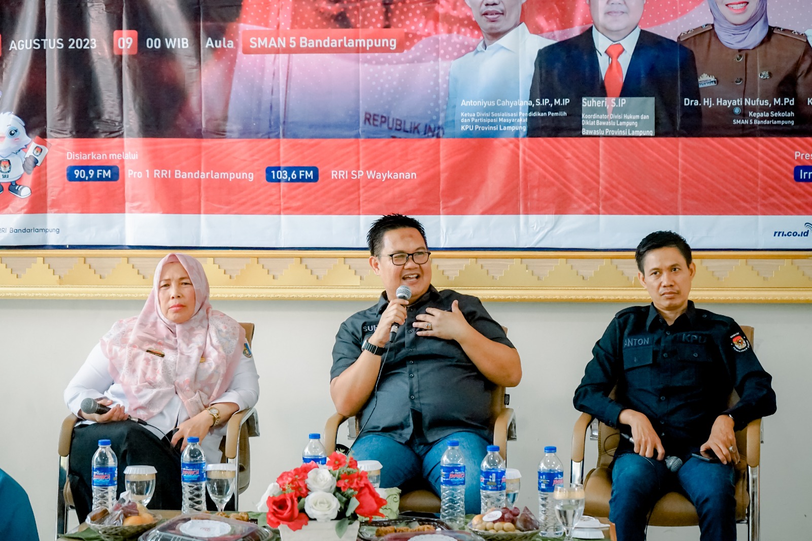 Bawaslu Lampung Ajak Siswa SMA Gunakan Hak Pilih