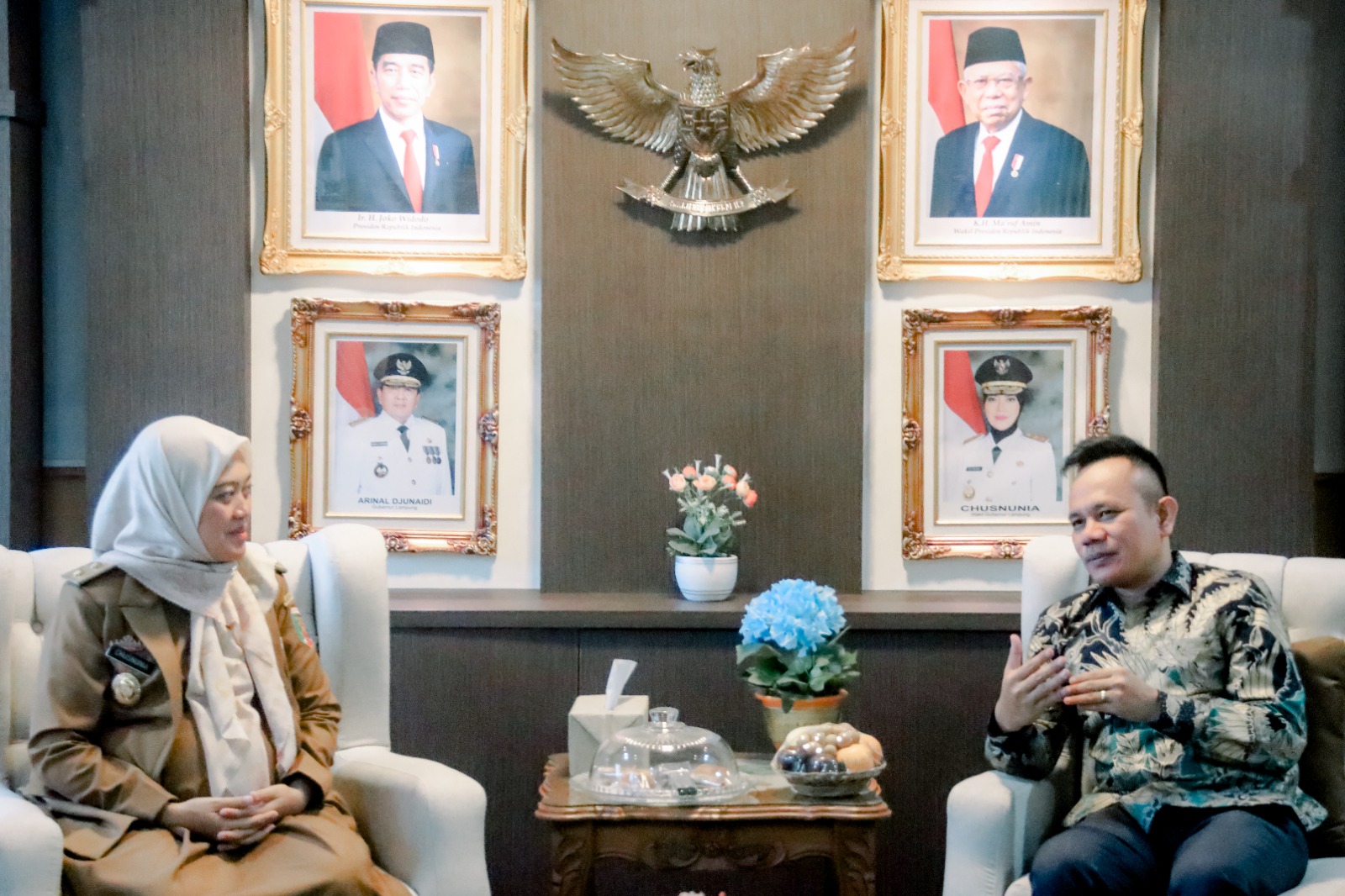 Bahas Pengawasan Tahapan Pemilu 2024, Bawaslu Lampung Silaturahmi dengan Wakil Gubernur Lampung