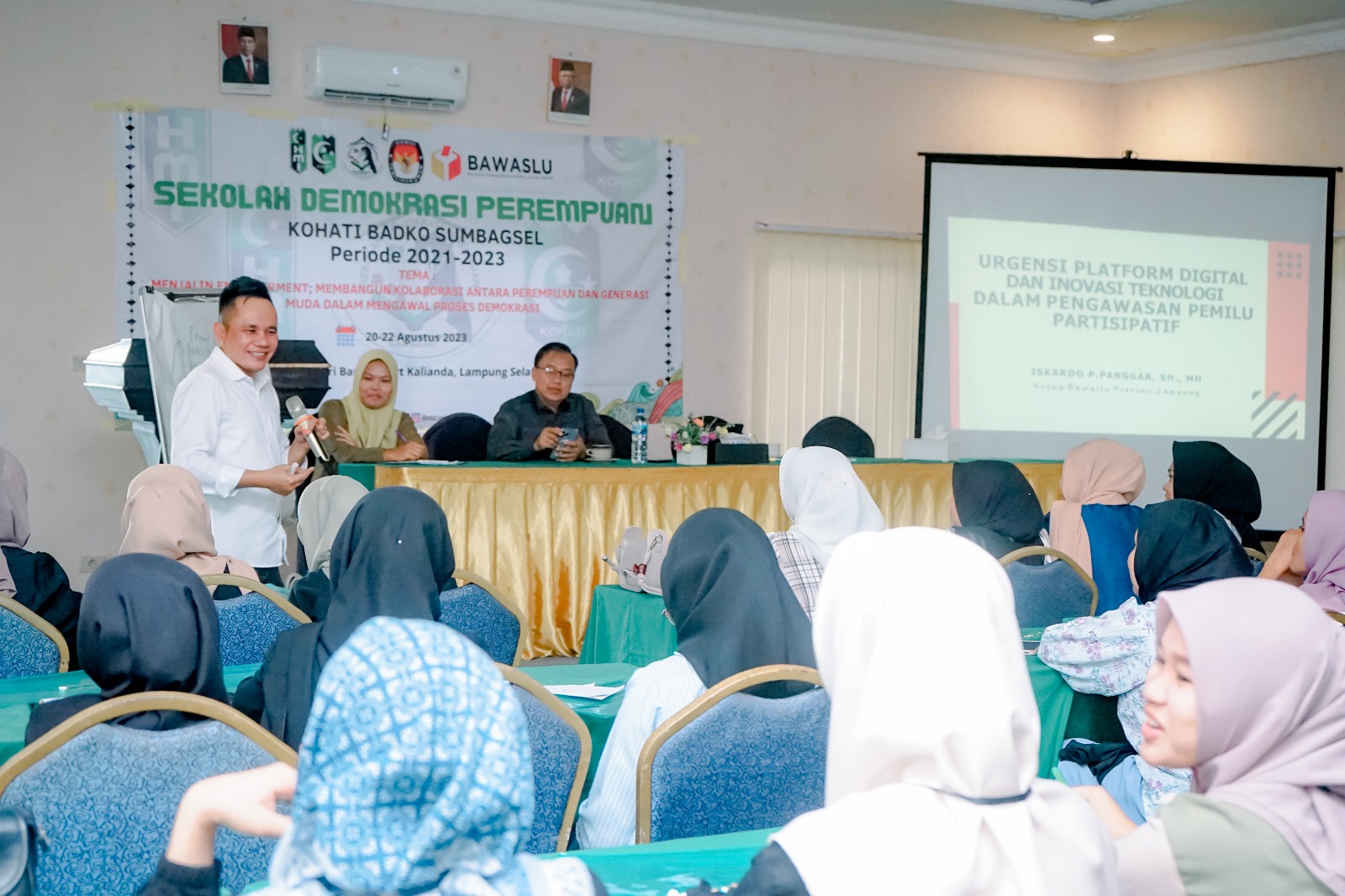 Iskardo Apresiasi Program Sekolah Demokrasi Perempuan Kohati Badko Sumbagsel