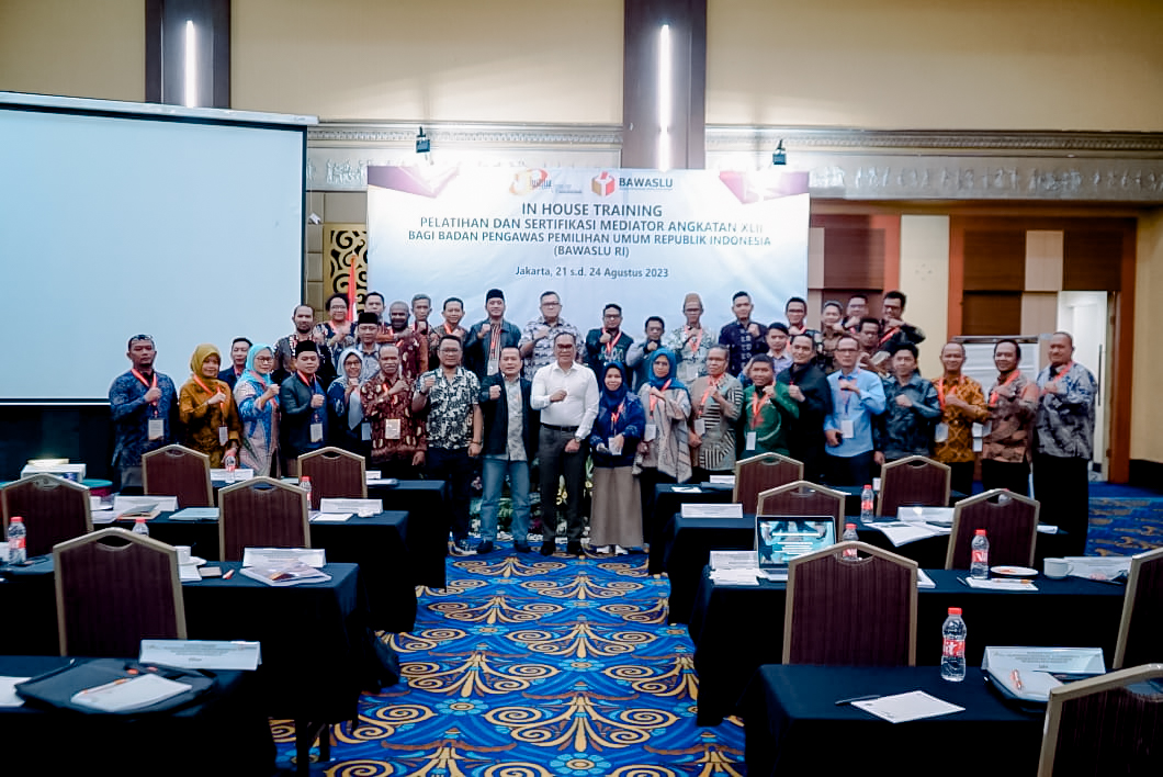 Antisipasi Sengketa Pemilu, Bawaslu RI Gandeng Justitia Gelar Pelatihan Dan Sertifikasi Mediator