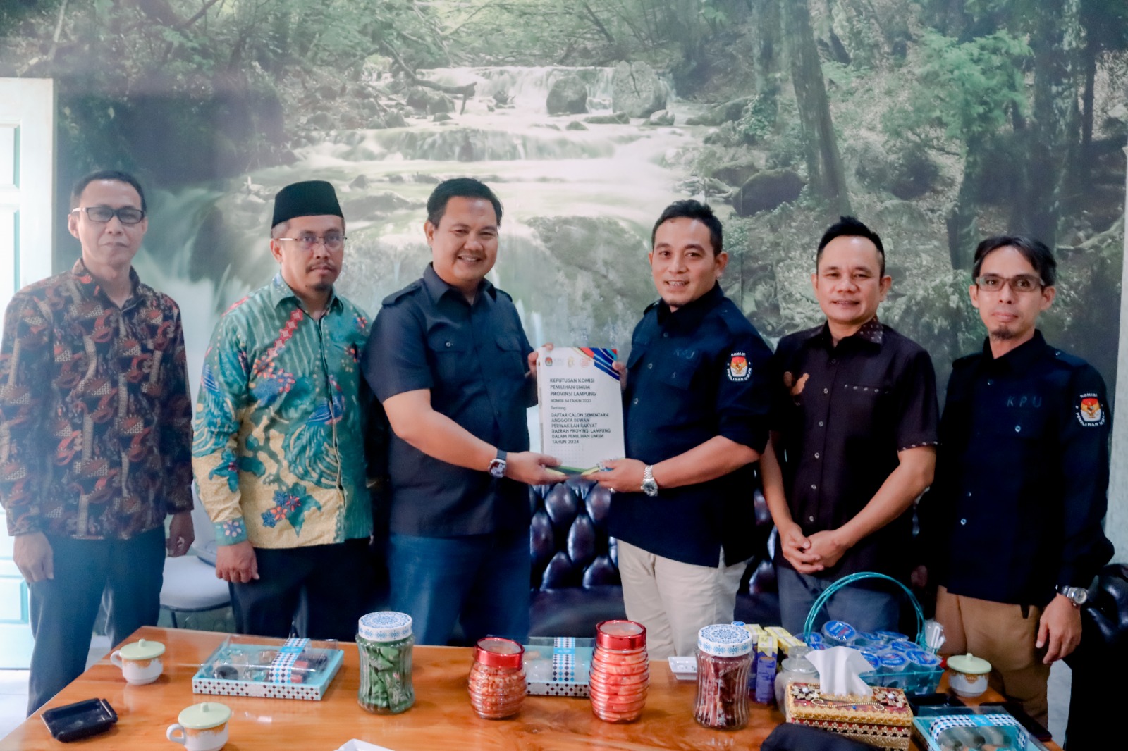 Bawaslu Lampung Terima Daftar Calon Sementara Anggota DPRD Provinsi Lampung Pemilu 2024