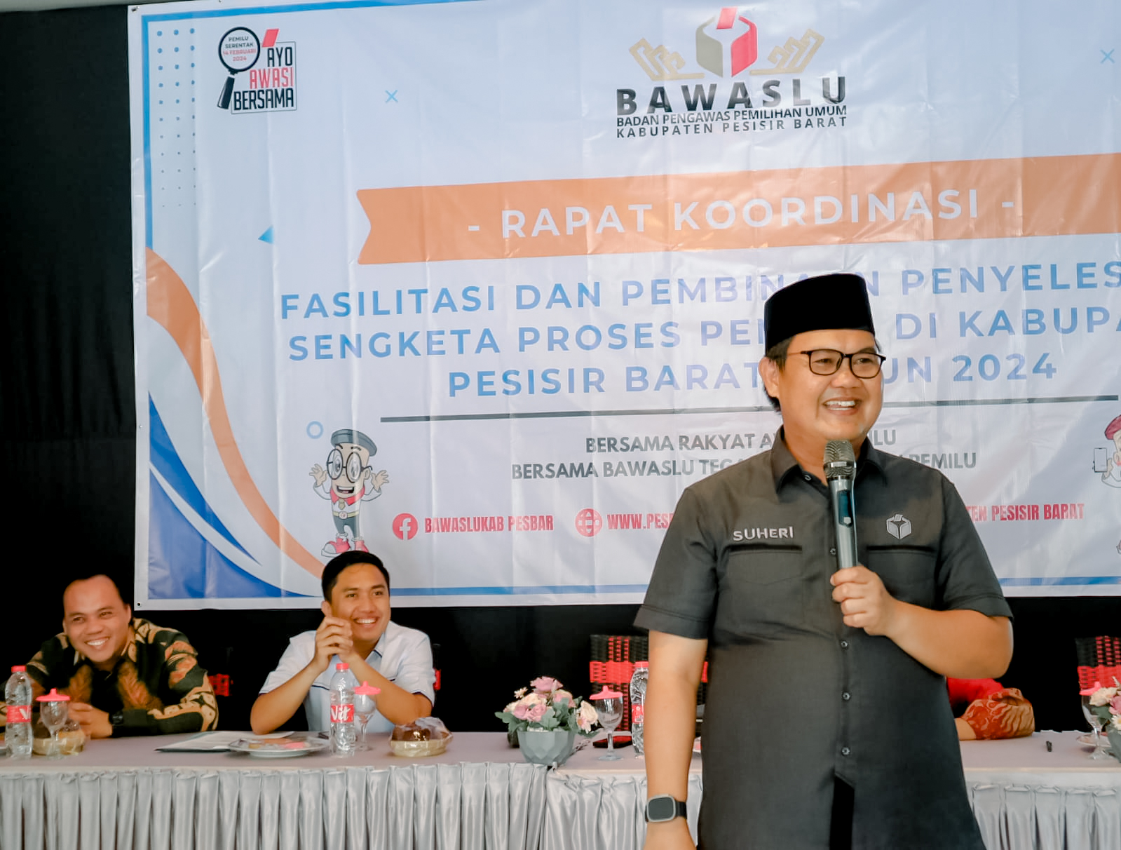 Suheri Ingatkan Jajaran Pengawas Pemilu Untuk Tidak Bersikap Eksklusif Dalam Kinerja Pengawasan