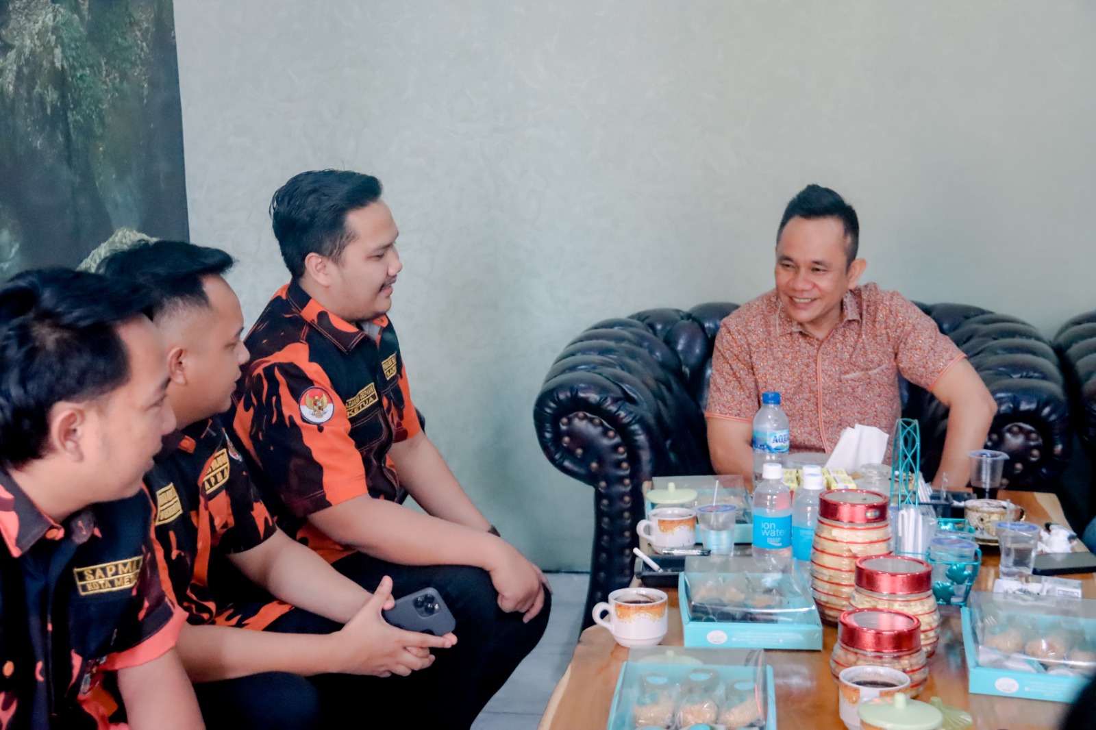 Bawaslu Lampung Terima Kunjungan Sapma Pemuda Pancasila, Kolaborasi Pengawasan Pemilu 2024