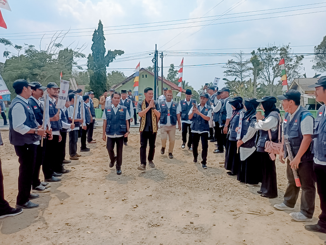 Sukseskan Pemilu, Bawaslu Resmikan Kampung Pengawasan Partisipatif Di Lampung Selatan