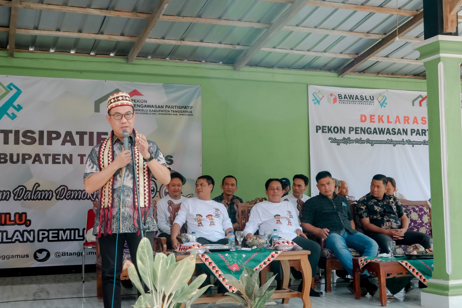 Tingkatkan Pengawasan Partisipatif, Bawaslu Lampung Gelar Deklarasi Kampung Pengawasan di Kabupaten Tanggamus