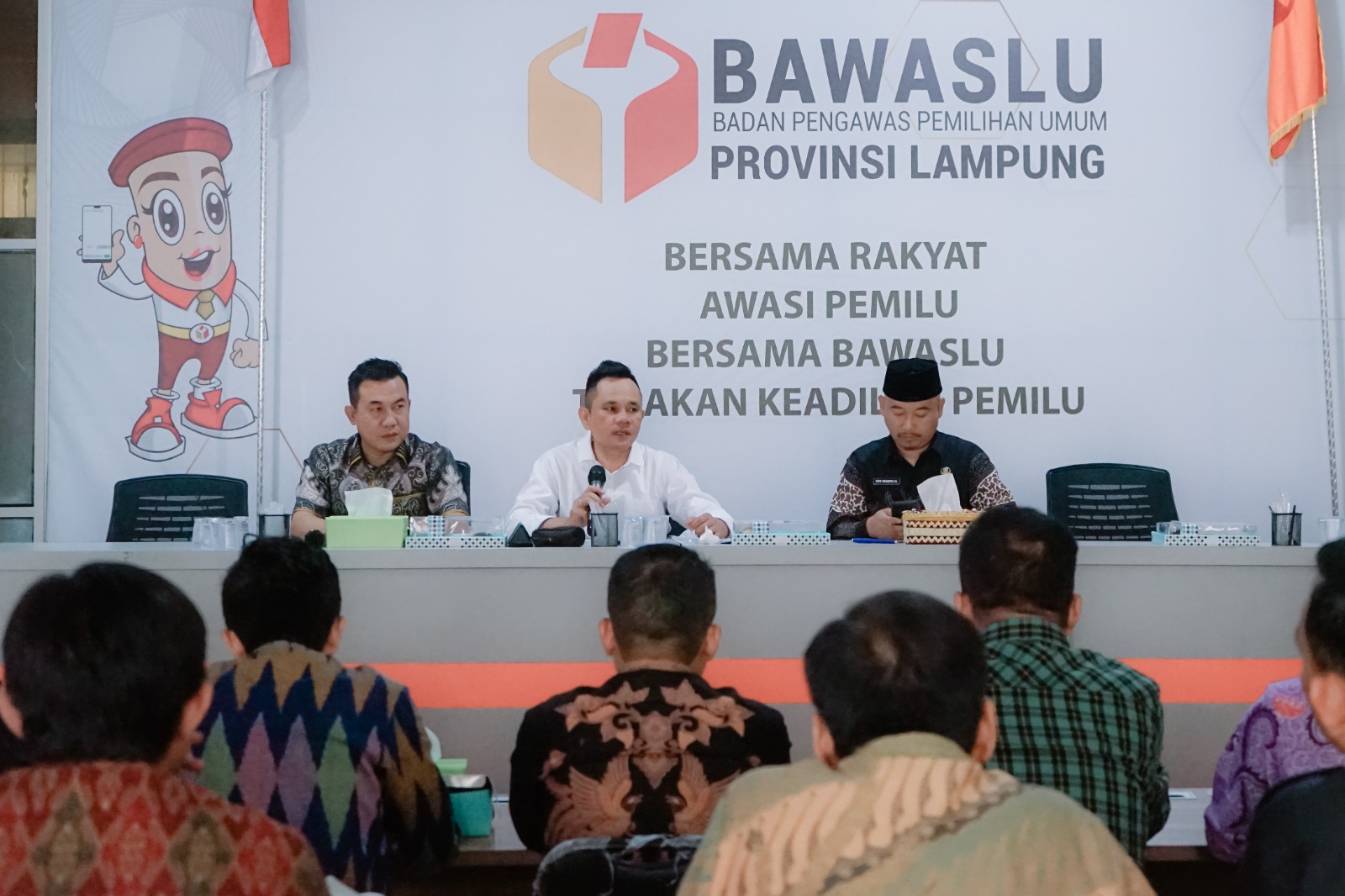 Bawaslu Lampung Gelar Pembinaan Dan Peningkatan Kapasitas Pengawas Pemilu