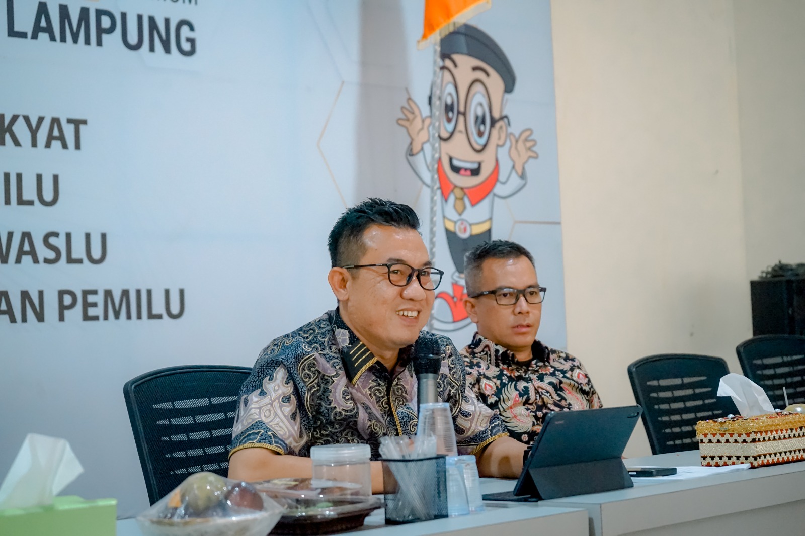 Jelang Tahapan Kampanye, Bawaslu Lampung Evalusi Kinerja Divisi Penanganan Dan Pelanggaran