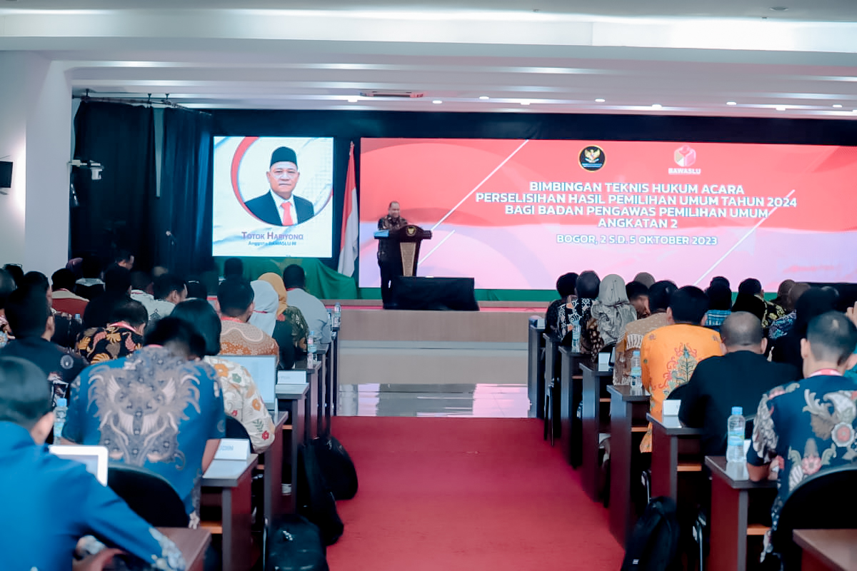 Totok Ungkapan Pentingnya Bimtek Hukum Acara PHPU