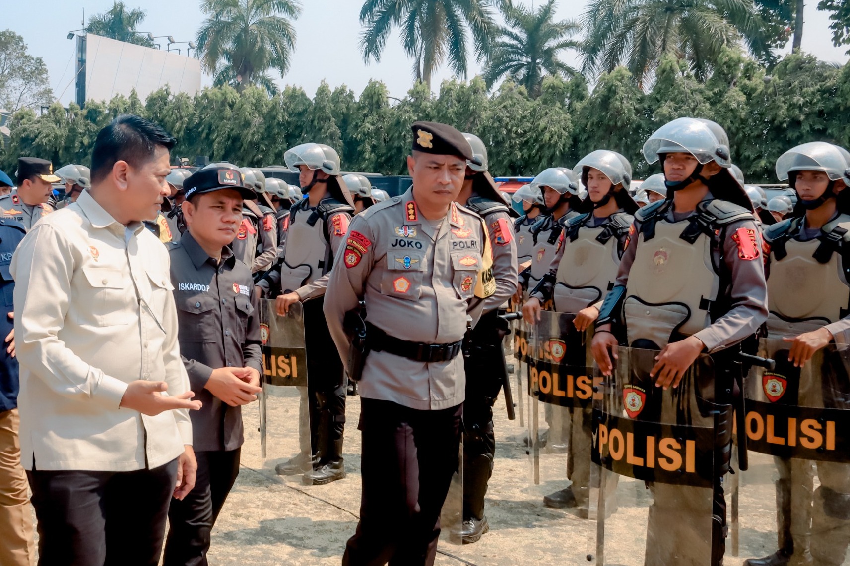 Apel Gelar Pasukan Operasi Mantap Brata Krakatau, Bawaslu Lampung : Kolaborasi Bersama Ciptakan Pemilu Aman Dan Damai