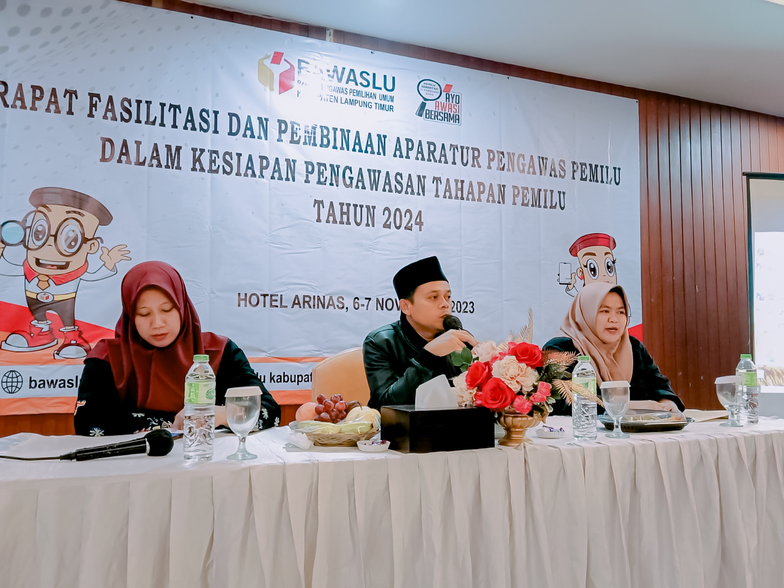 Imam : Jajaran Pengawas Pemilu Dan Kesekretariat Harus Saling Support