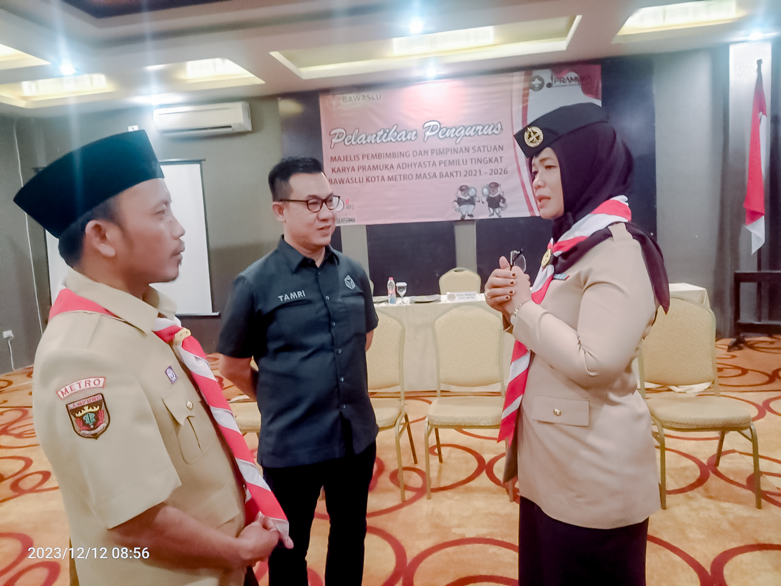 Bawaslu Lampung Ajak Saka Adhyasta Metro Masifkan Pengawasan Partisipatif Pemilu 2024