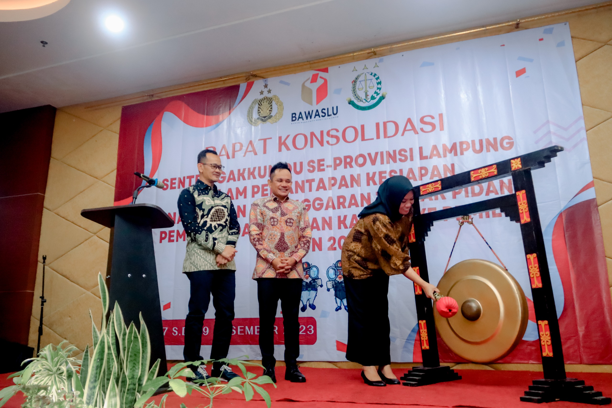 Samakan Persepsi Sentra Gakkumdu Se-Provinsi Lampung Dalam Tahapan Kampanye, Bawaslu Lampung Gelar Konsolidasi