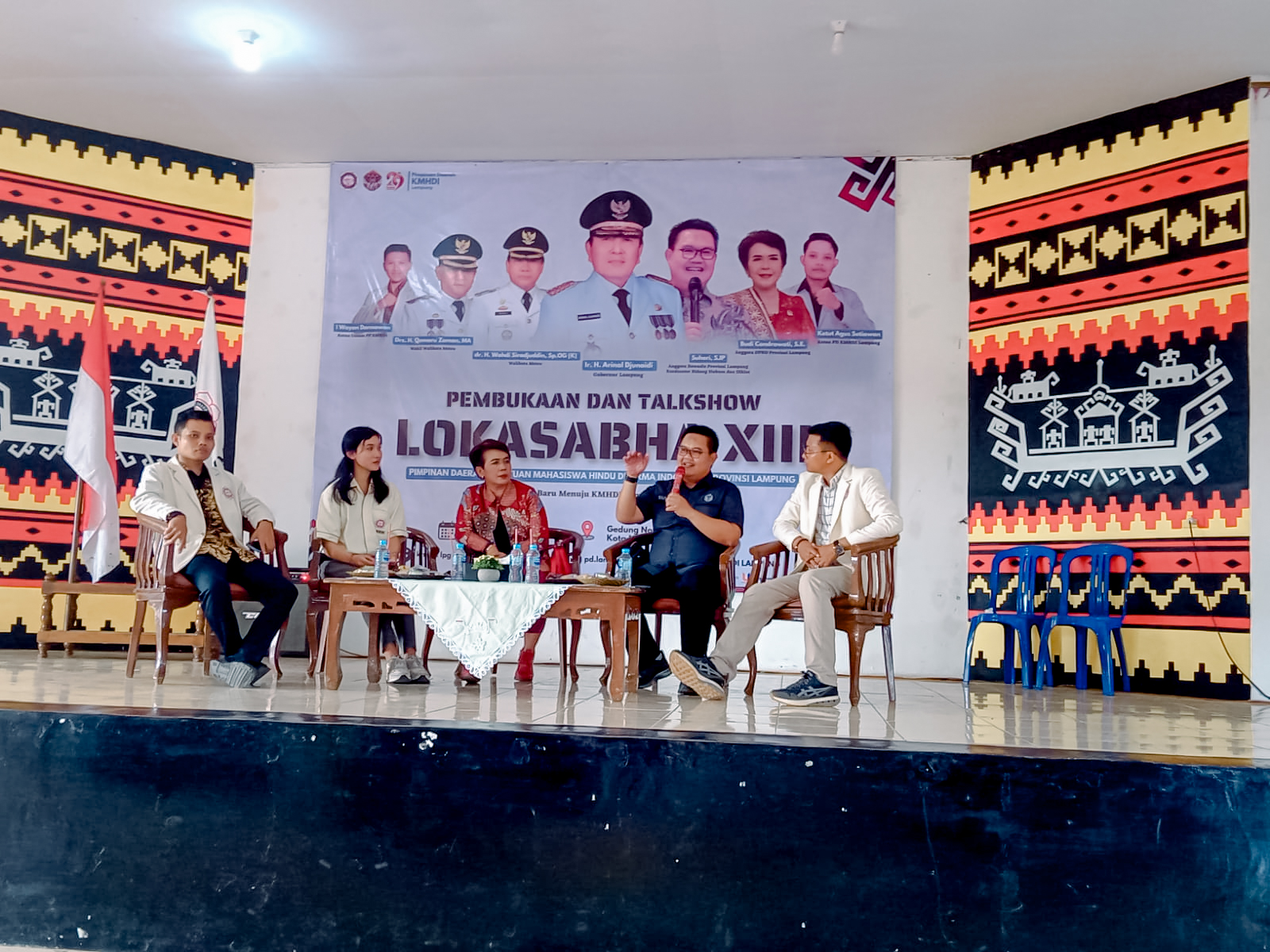 Ciptakan Pemilu Pemilu Yang Damai Dan Bermartabat, Bawaslu Lampung Gandeng Kesatuan Mahasiswa Hindu Dharma Indonesia