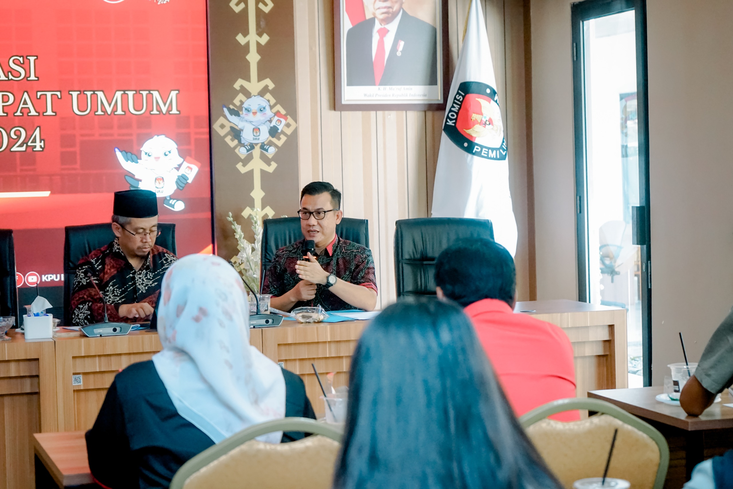 Rakor Persiapan Kampanye Pertemuan Rapat Umum Pemilu Tahun 2024, Bawaslu Lampung Imbau Peserta Pemilu Untuk Patuhi Aturan