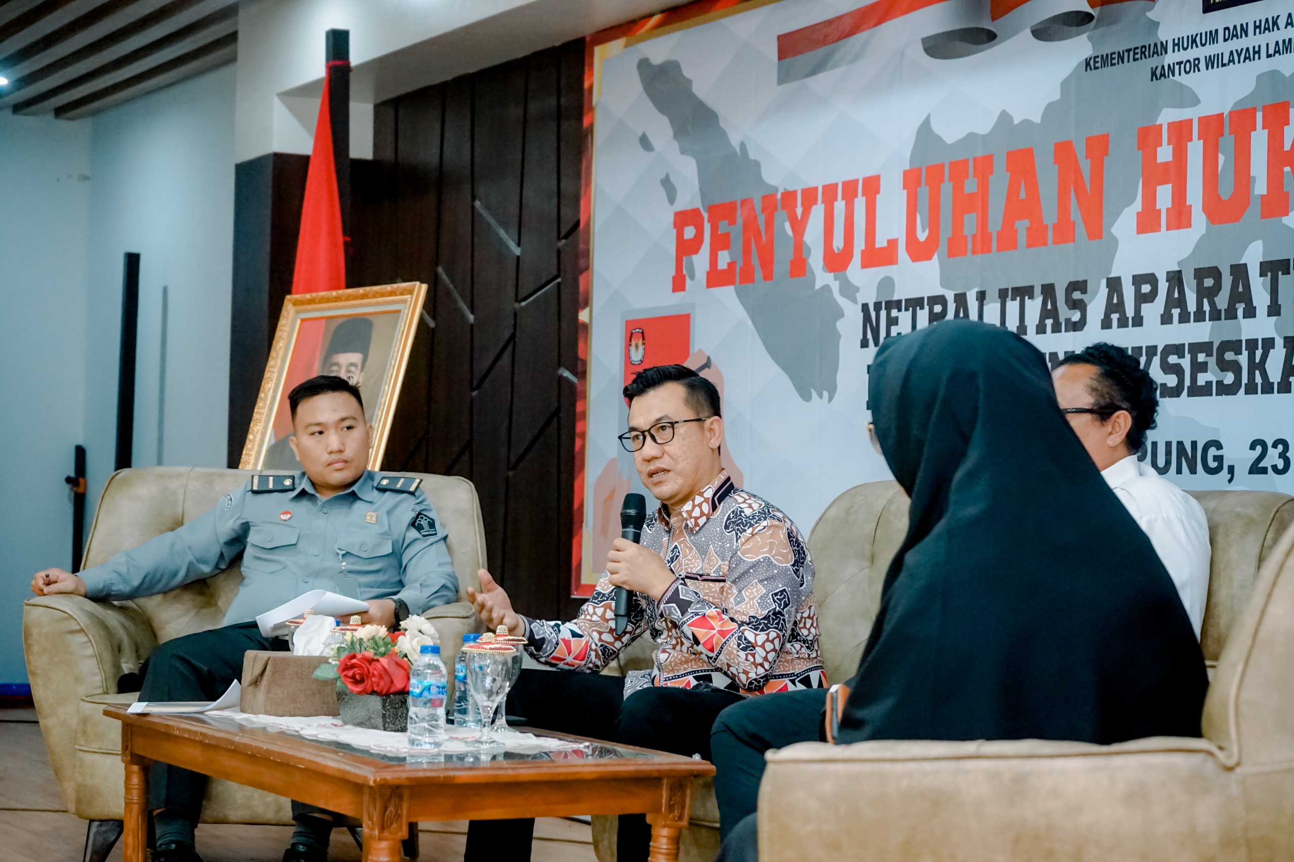 Penyuluhan Hukum Serentak, Bawaslu Lampung Dorong Netralitas ASN Dan Kepala Desa Untuk Suksesnya Pemilu 2024