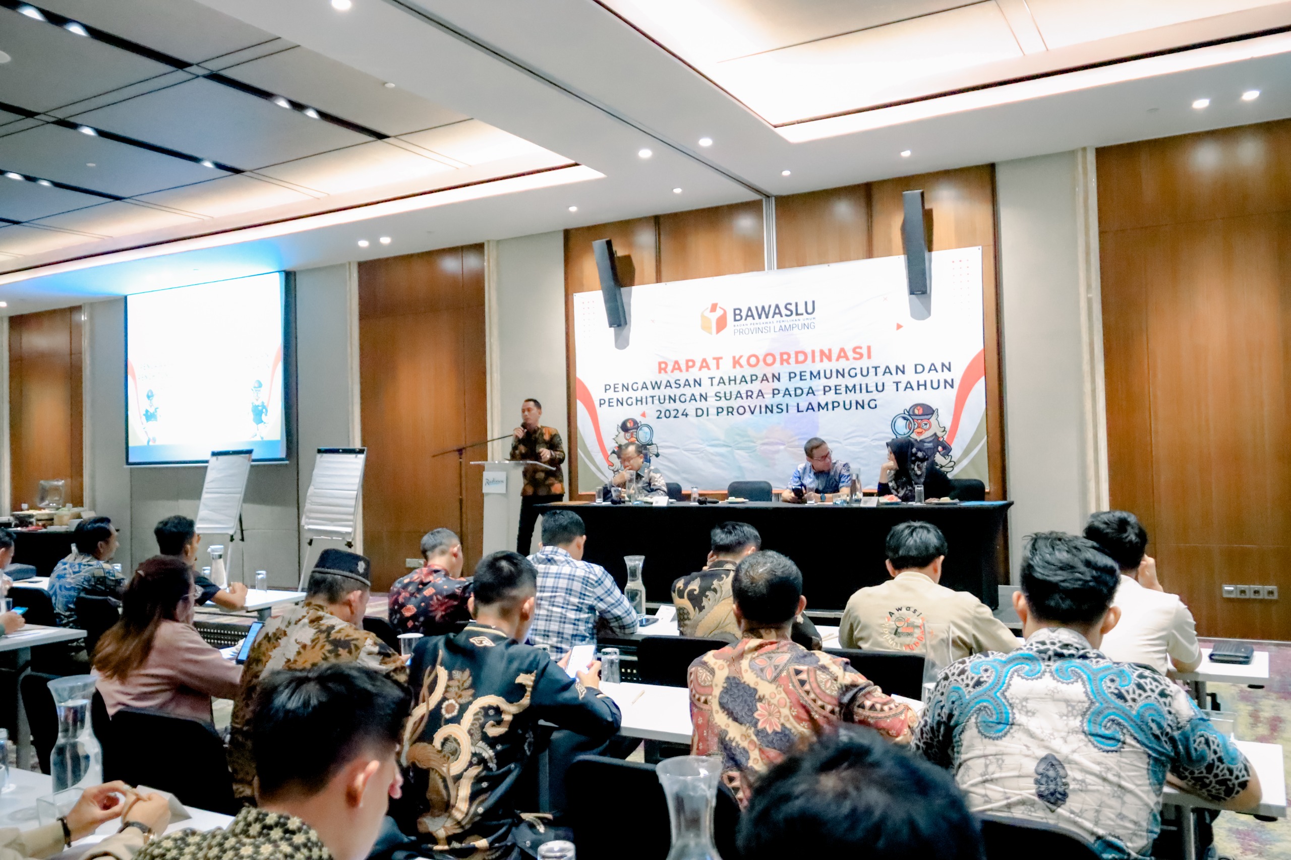 Optimalisasi Pengawasan Tahapan Pemungutan Dan Penghitungan Suara Pemilu 2024, Bawaslu Lampung Gelar Rakor