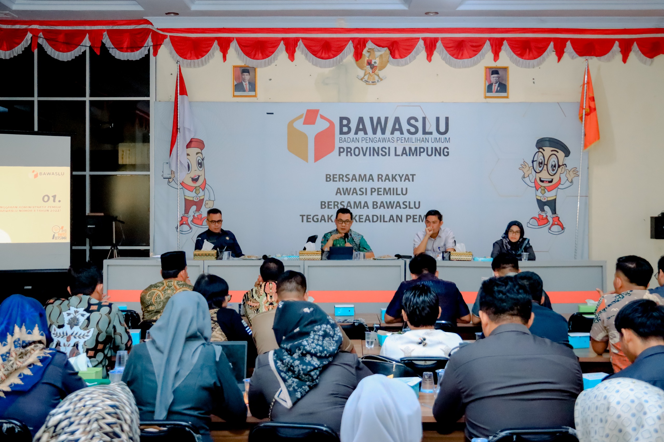 Jelang Pemungutan Suara, Bawaslu Lampung Identifikasi Potensi Kerawanan Pelanggaran Dan Sengketa Proses