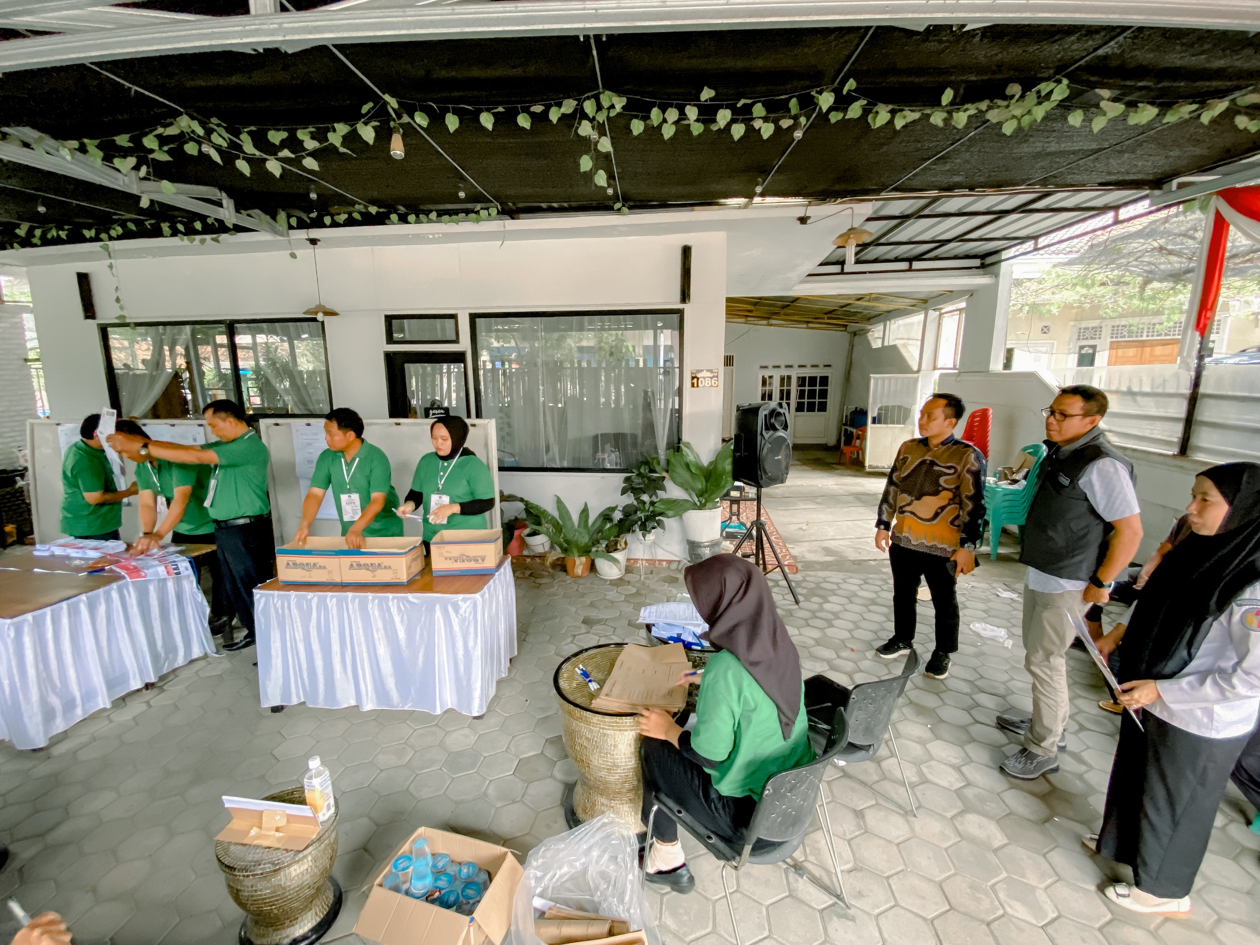 Tinjau TPS, Bawaslu Lampung Imbau PKD Aktif Monitoring TPS Ditempat Mereka Bertugas