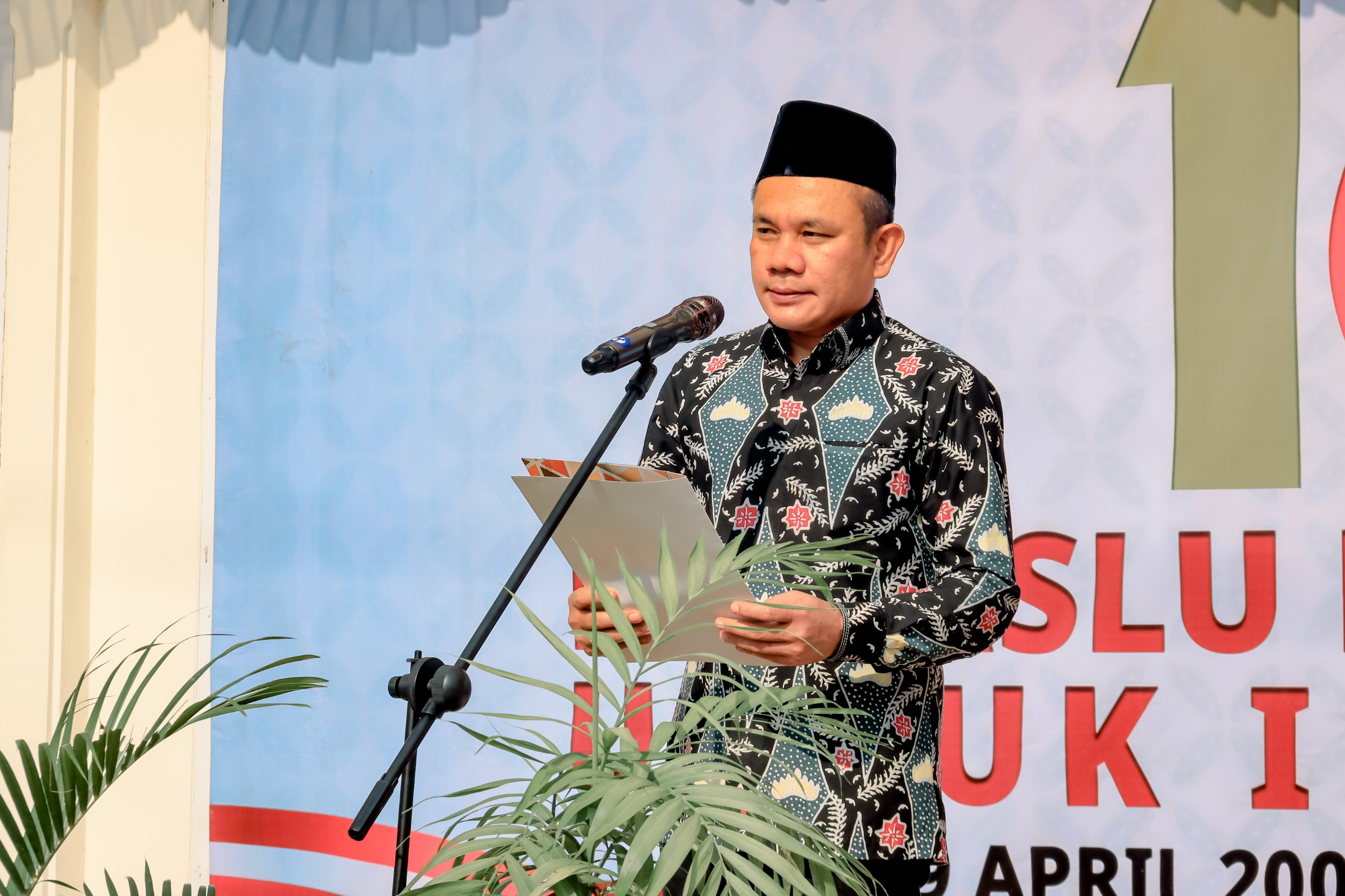 Jelang HUT ke-16, Bawaslu Provinsi Lampung Gelar Apel Pencanangan