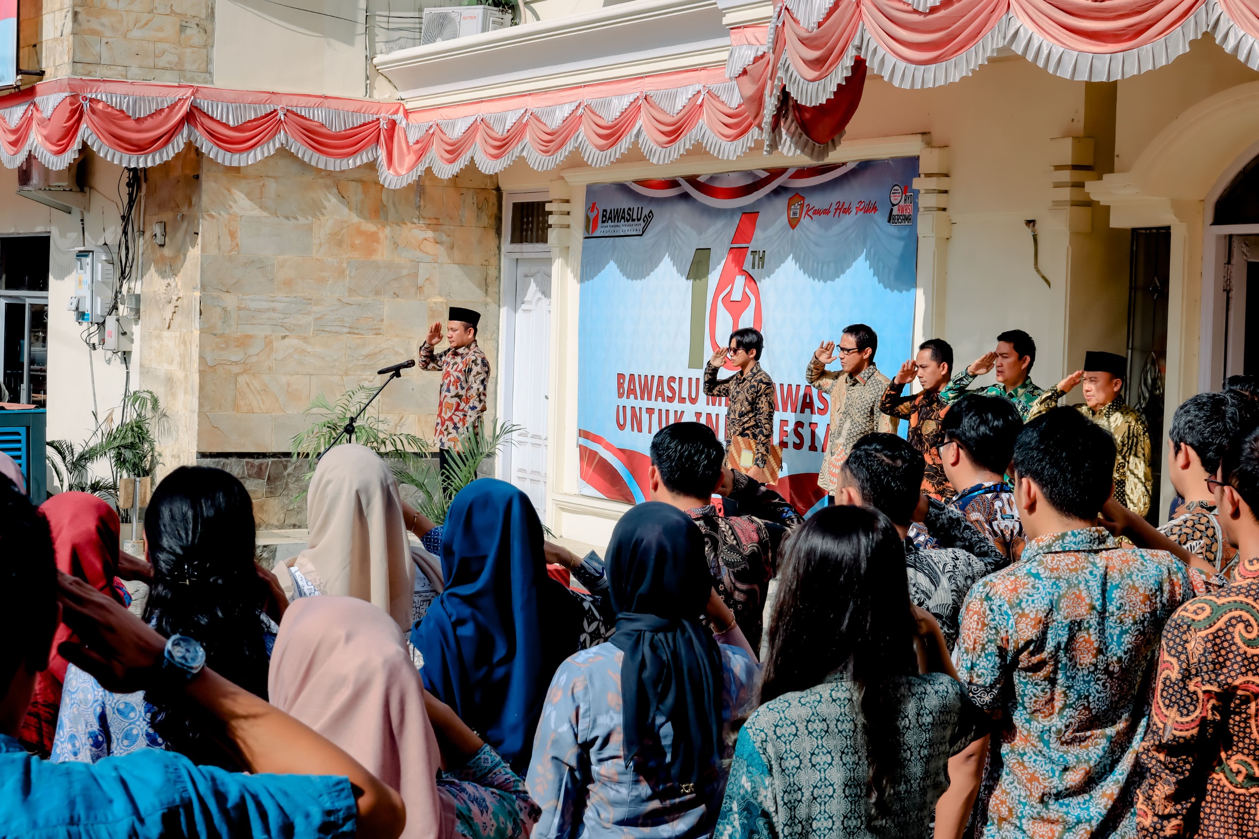 Apel HUT Bawaslu, 16 Tahun Mengawasi Untuk Indonesia