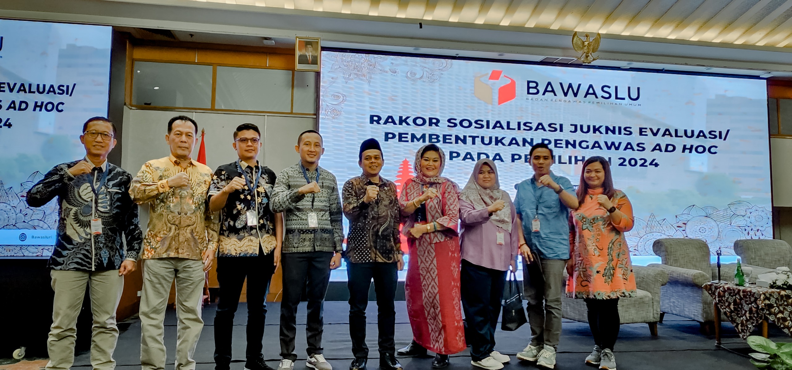 Hadapi Pilkada Bawaslu Lampung Hadiri Rapat Koordinasi Sosialisasi Pembentukan Pengawas AdHoc