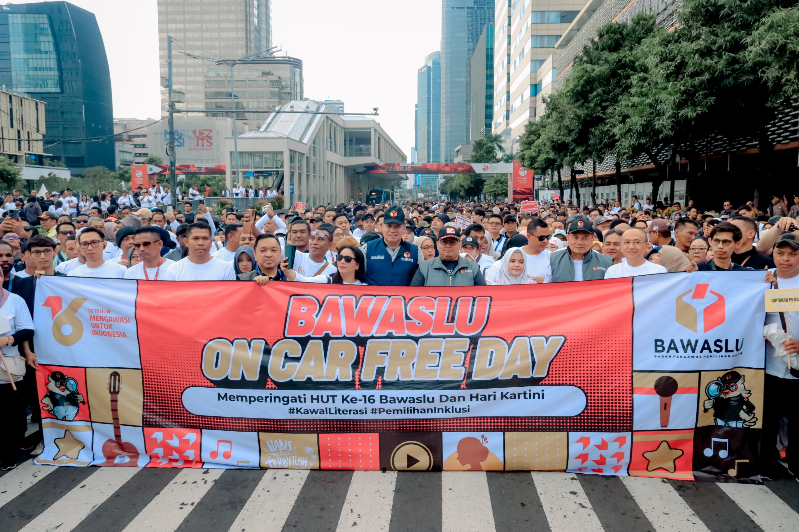 Puncak Rangkaian Hut Ke-16, Bawaslu Ajak Masyarakat Awasi Pilkada 2024