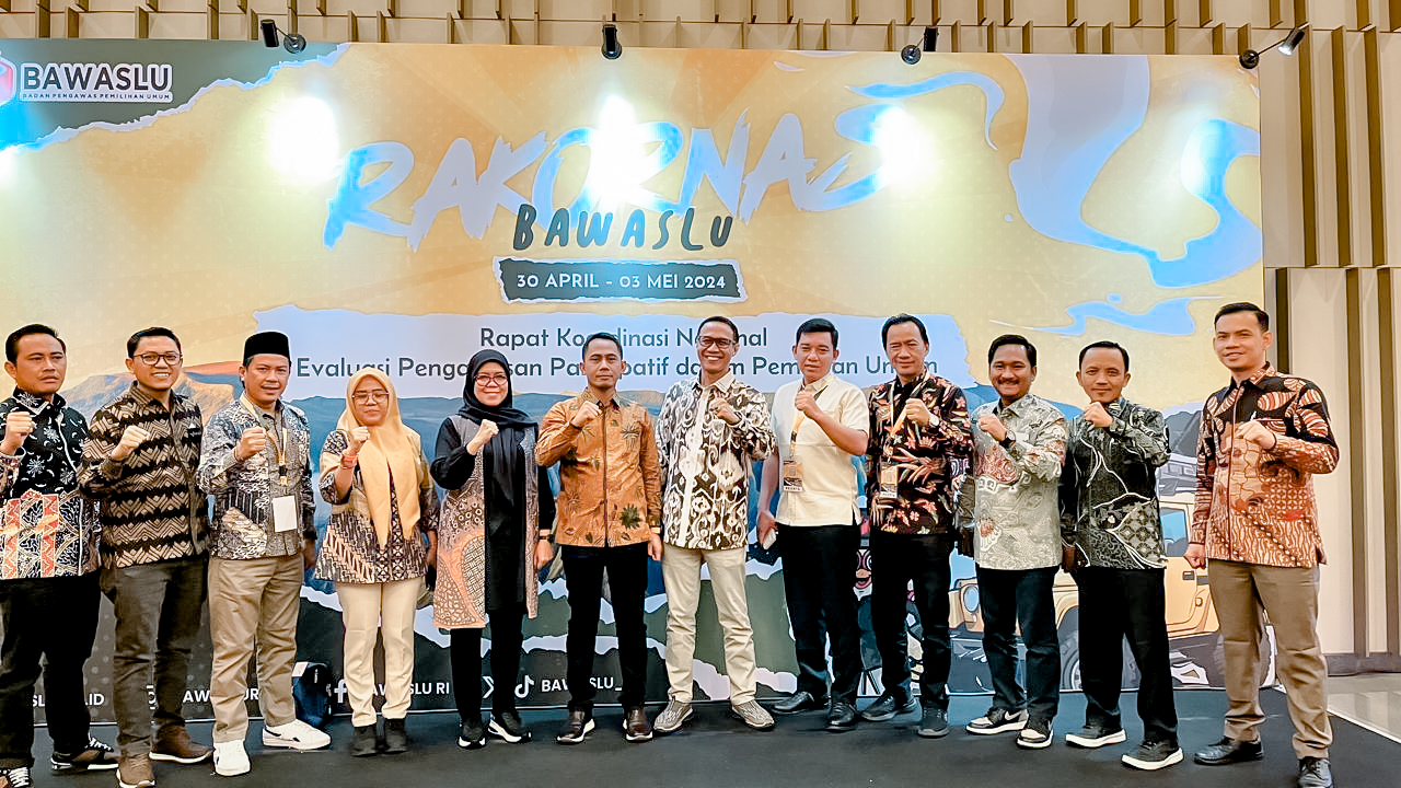 Bawaslu Lampung Hadiri Rakornas Evaluasi Pengawasan Partisipatif Dalam Pemilihan Umum