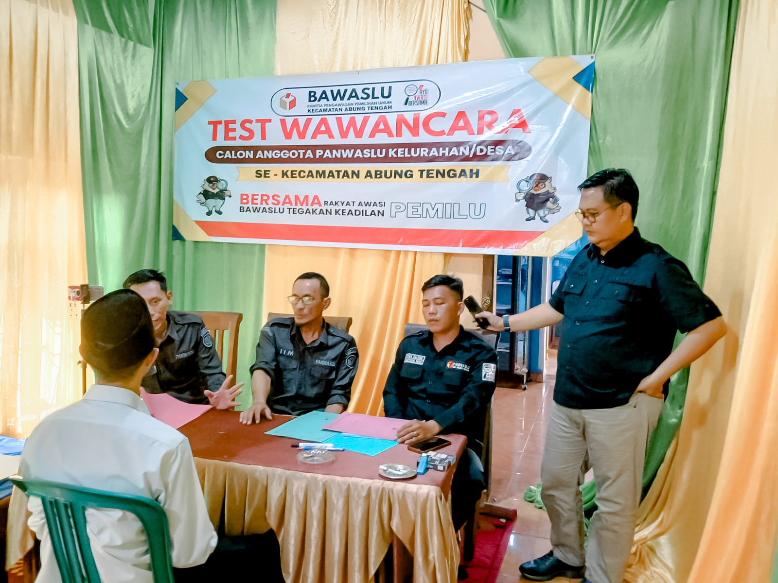 Bawaslu Lampung Pantau Tes Wawancara PKD