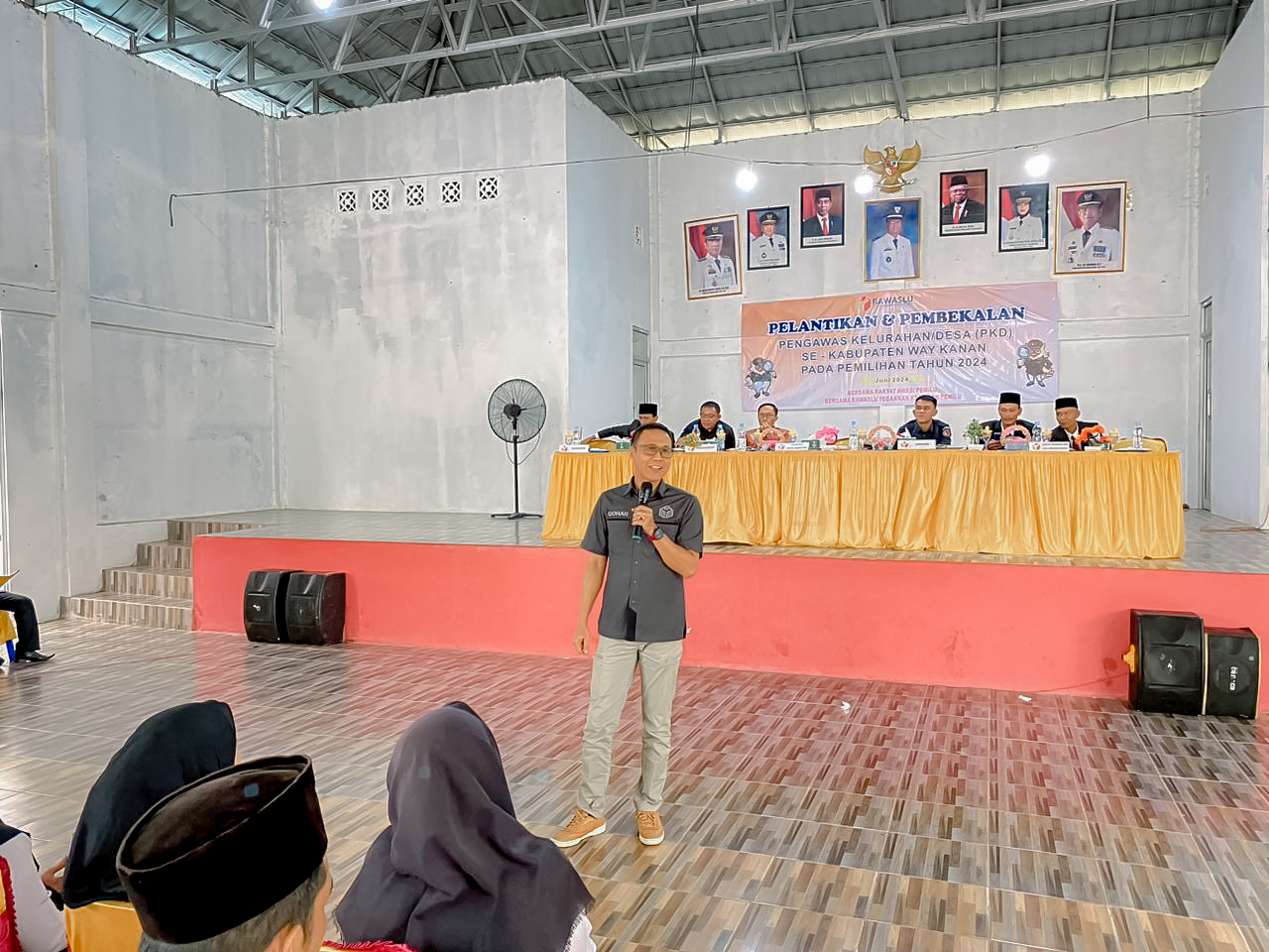 PKD Pilkada Di Way Kanan Resmi Dilantik, Bawaslu Lampung Tegaskan Jaga Integritas