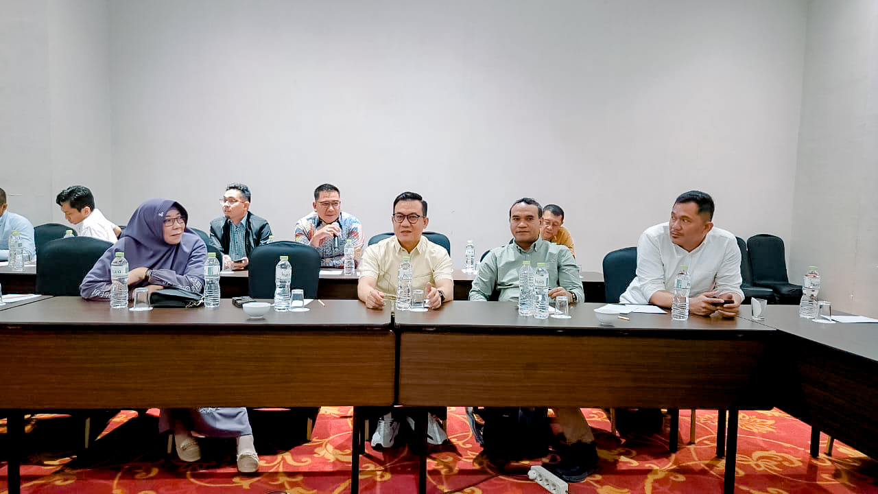 Bawaslu Lampung Hadiri Rapat Persiapan dan Evaluasi Pelaksanaan Kompetisi Debat Penegakan Hukum Pemilu