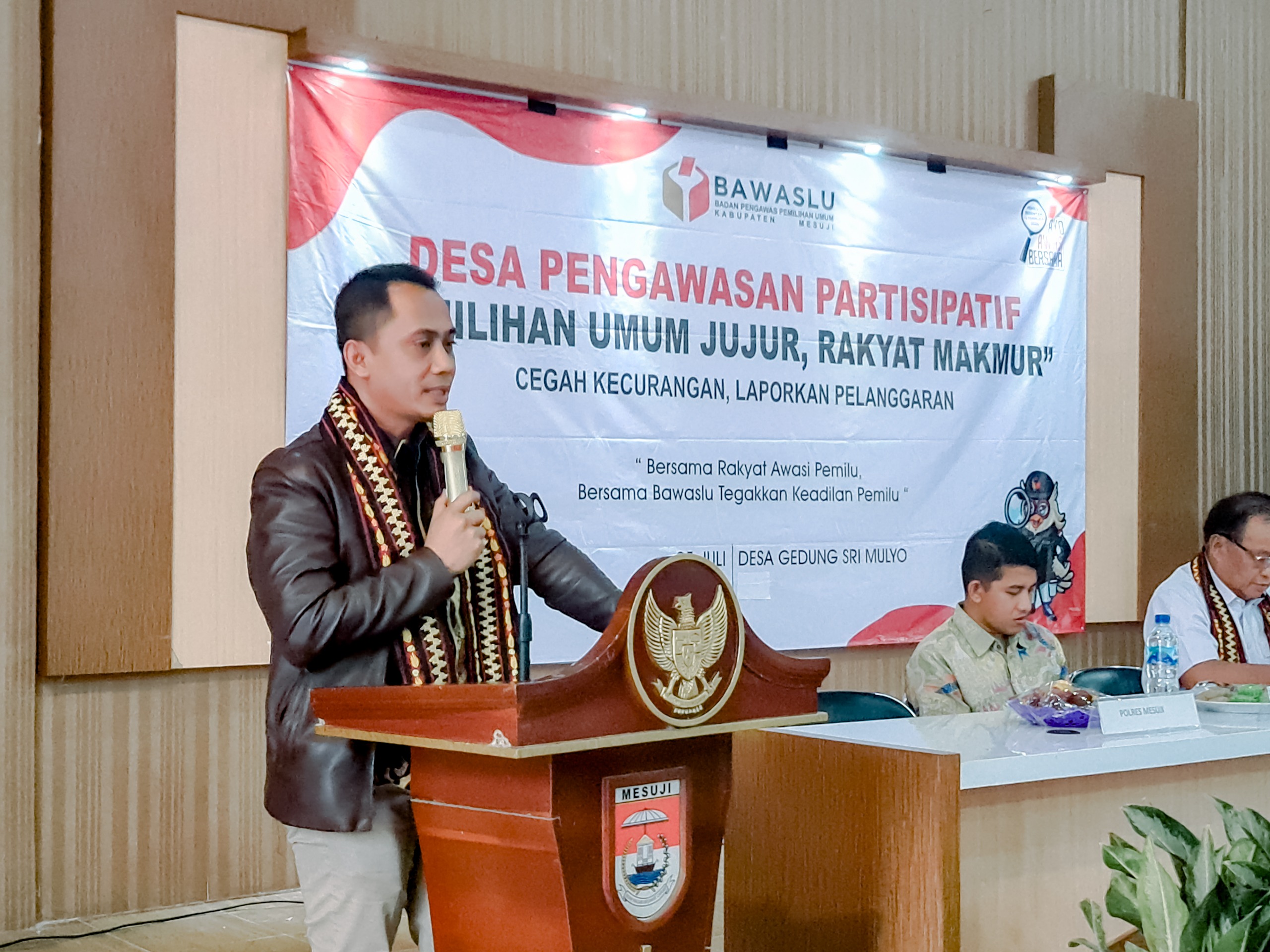 Deklarasi Desa Pengawasan Partisipatif, Bawaslu Lampung Ajak Masyarakat Untuk Aktif Awasi Pilkada 2024